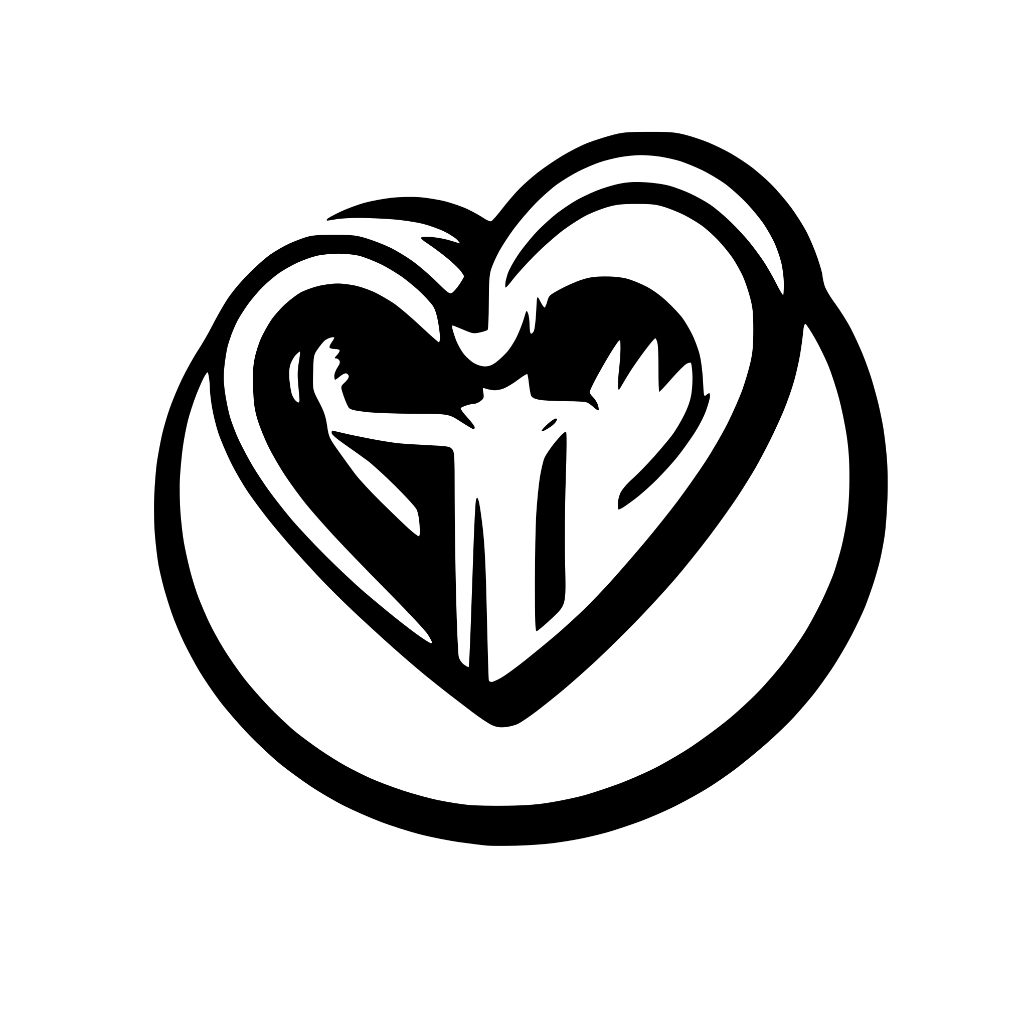 AI-generated SVG of a heart in body human, top view