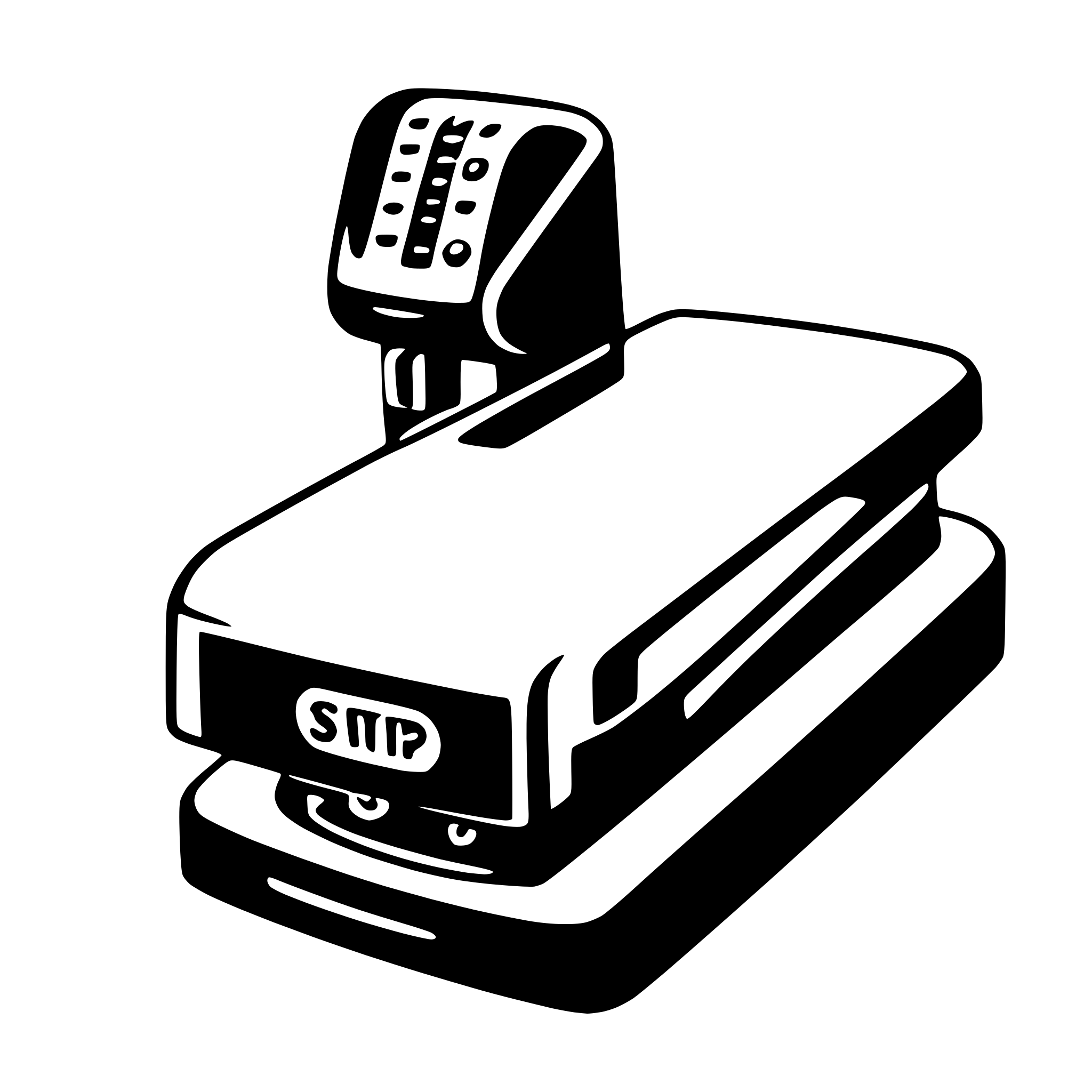 AI-generated SVG of a stapler