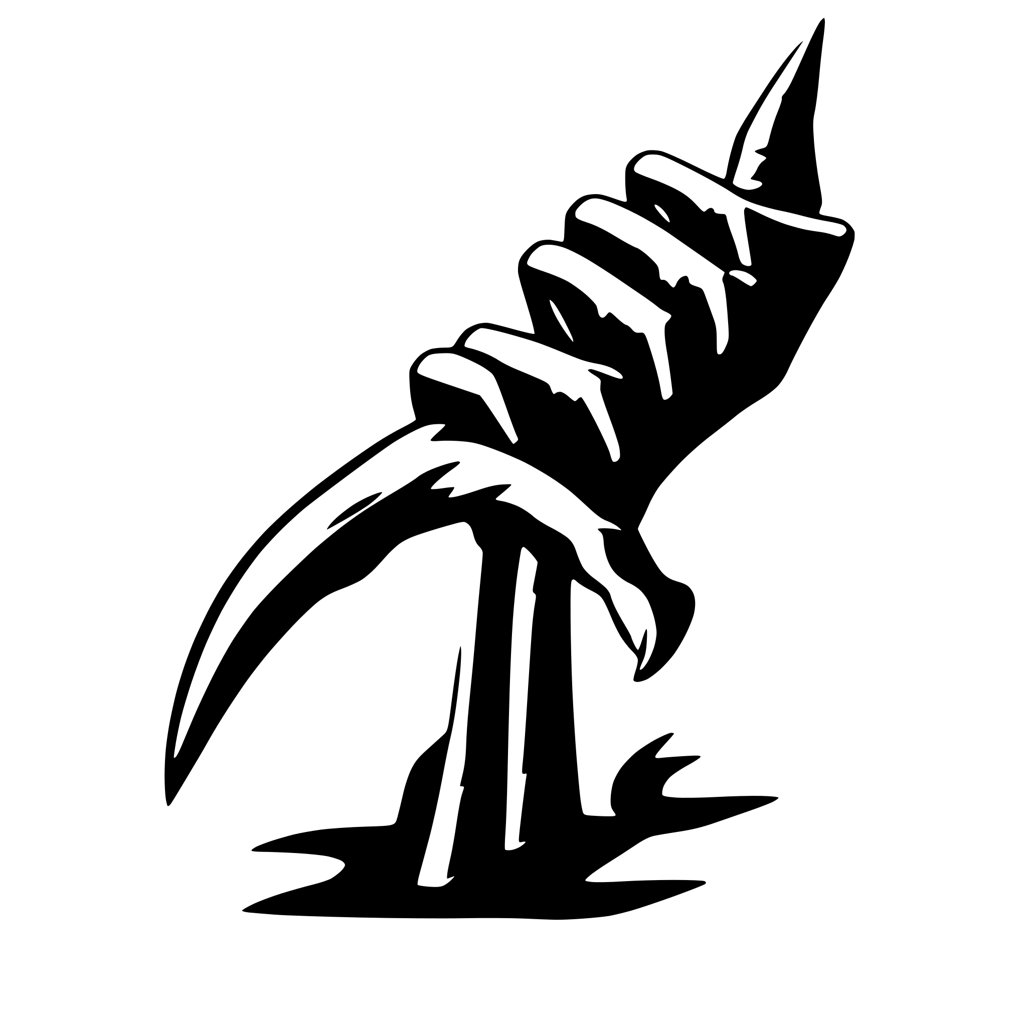 AI-generated SVG of 'three claw marks'