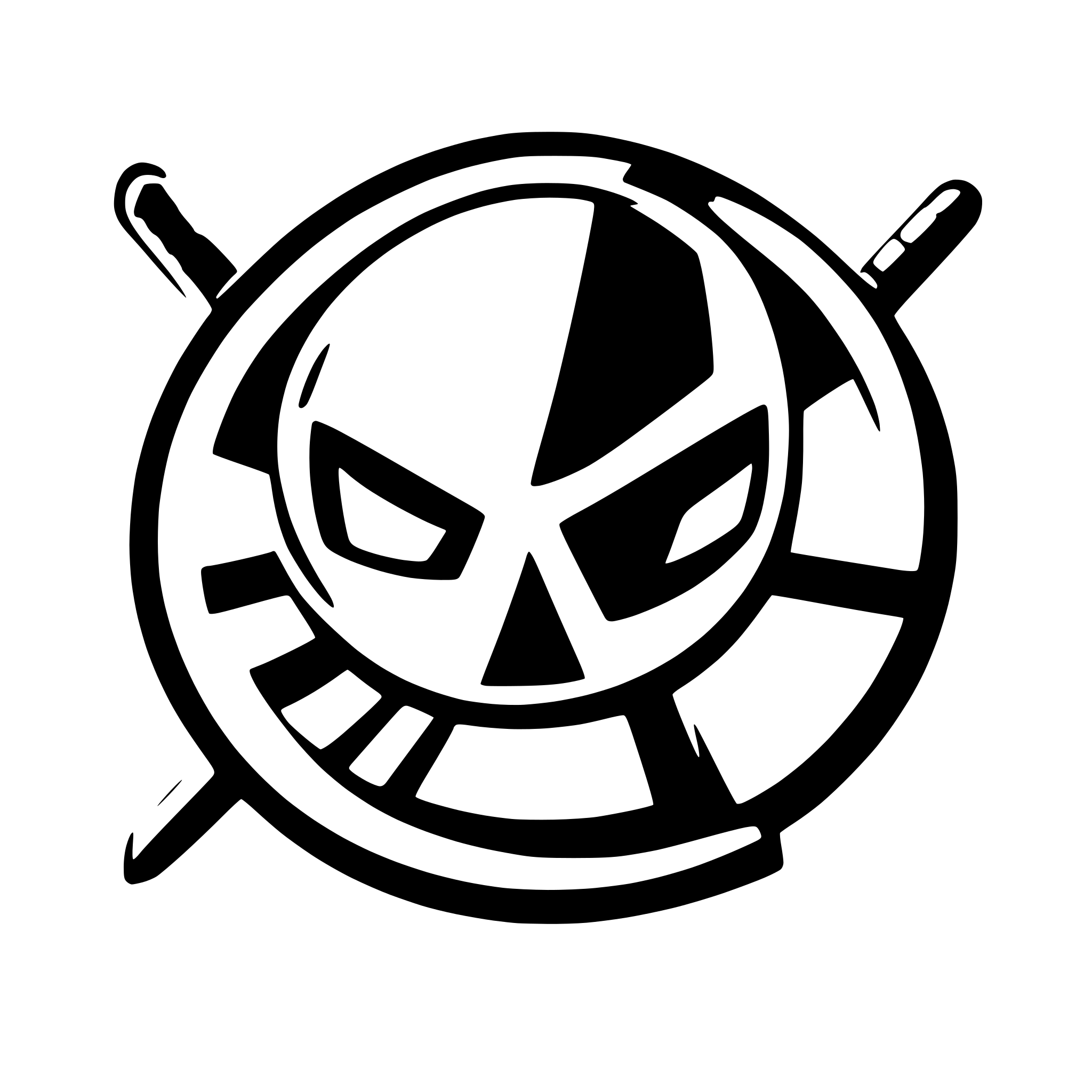 AI-generated SVG of 'deadpool logo'
