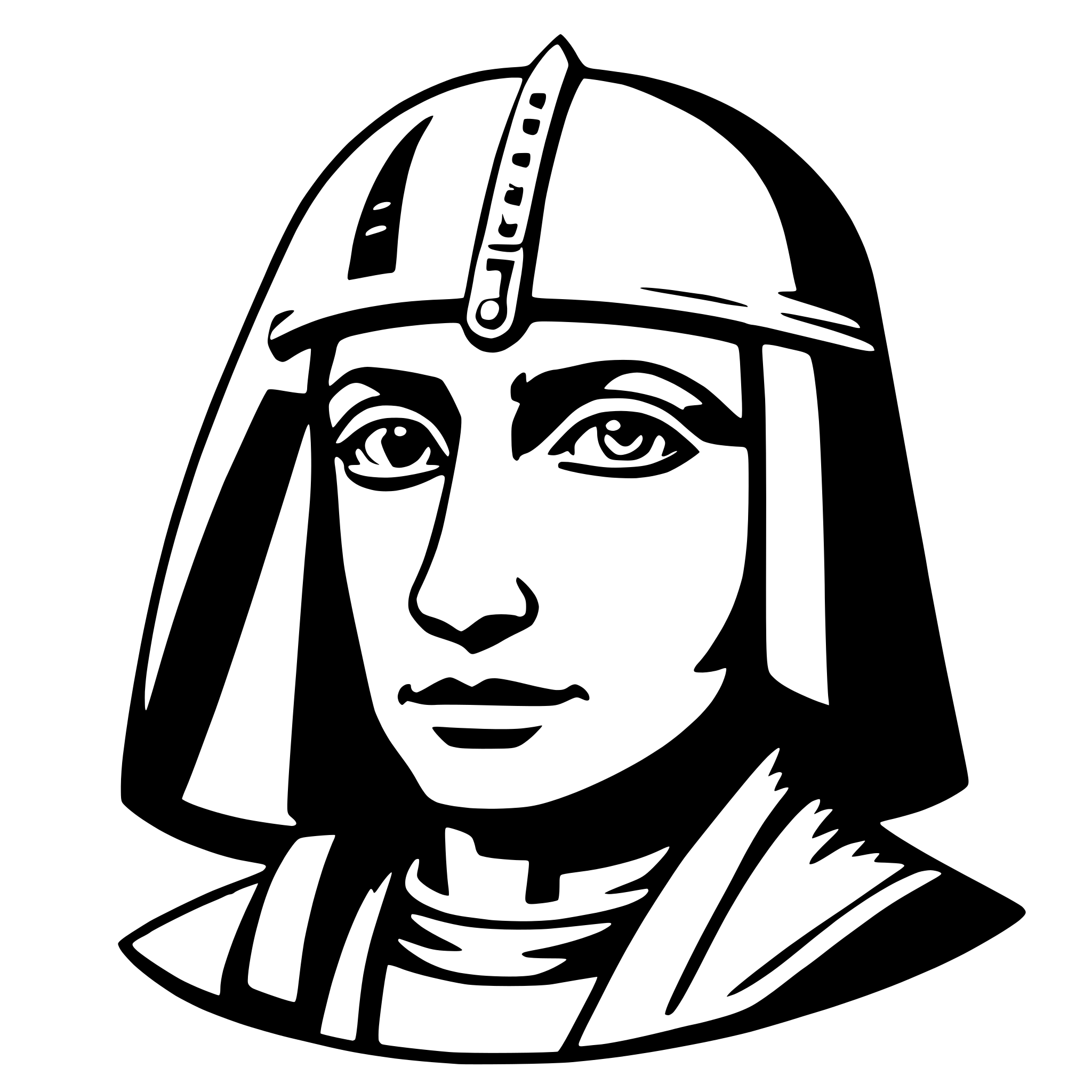 AI-generated SVG of 'ra'