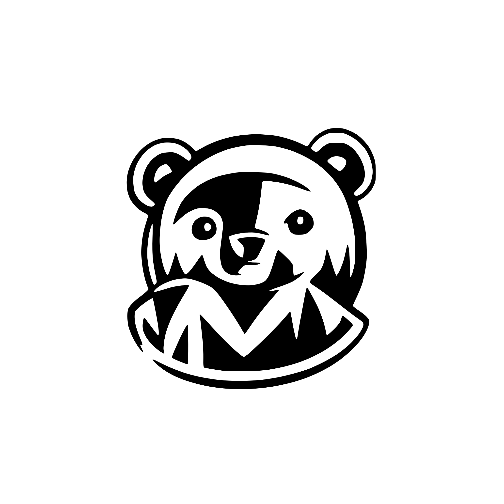 AI-generated SVG of a Preciso de um logo que tenha um urso e as iniciais M10