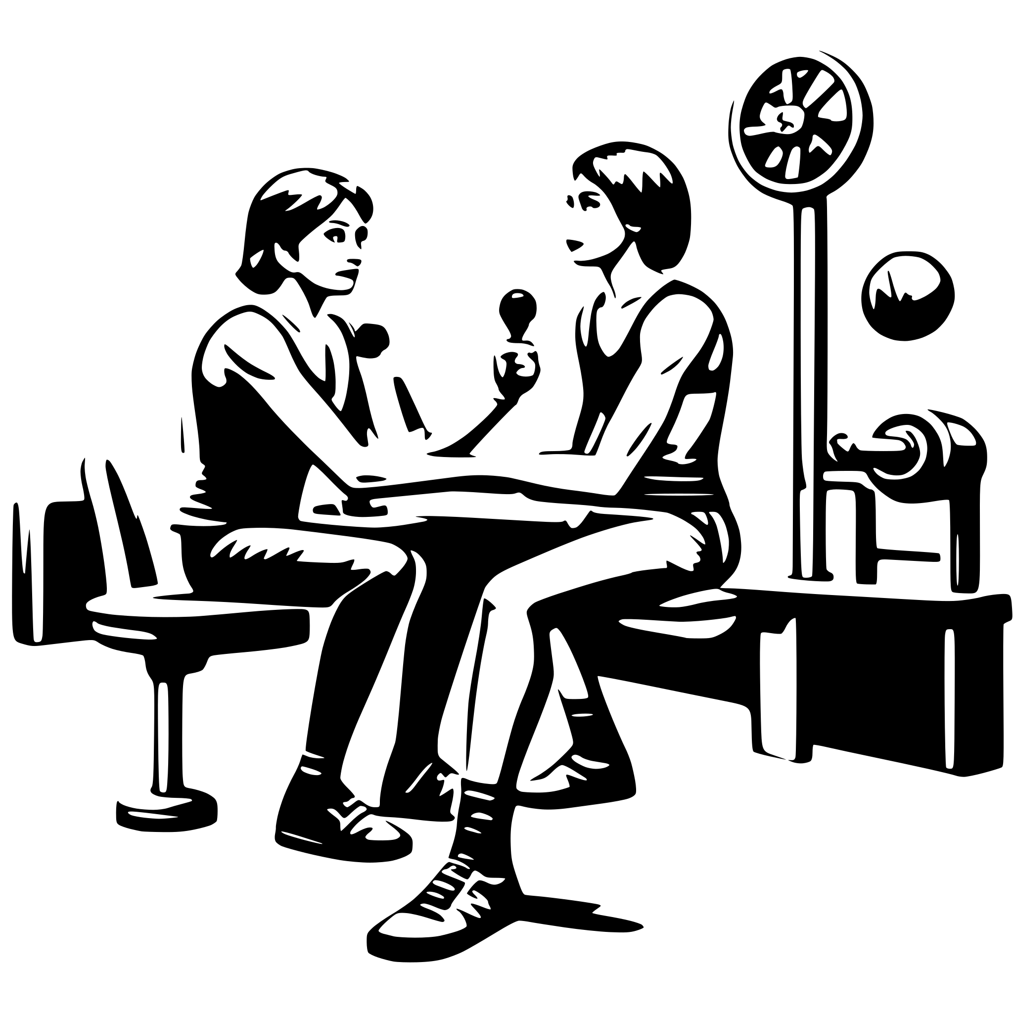 AI-generated SVG of 'interview gym'