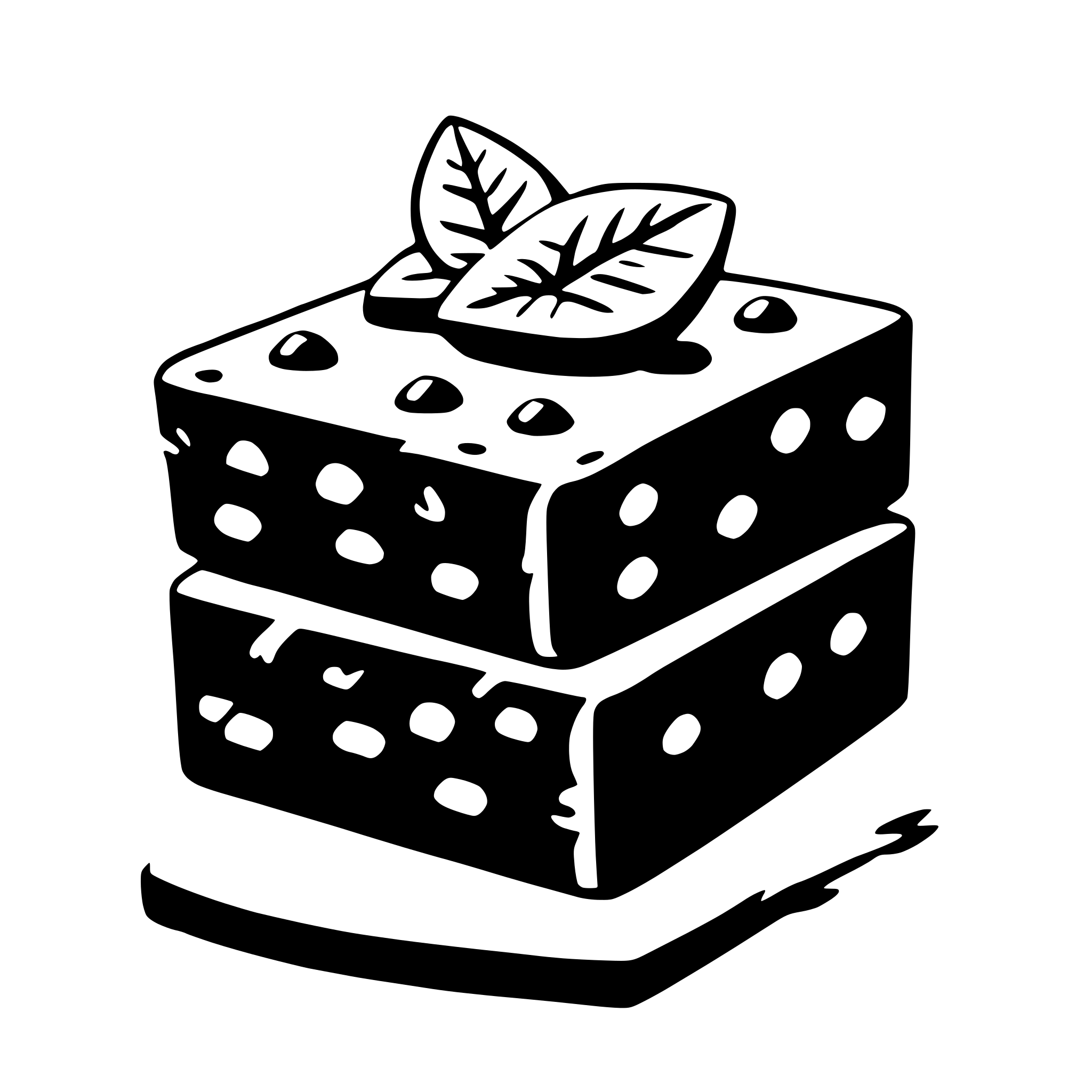 AI-generated SVG of 'brownie'