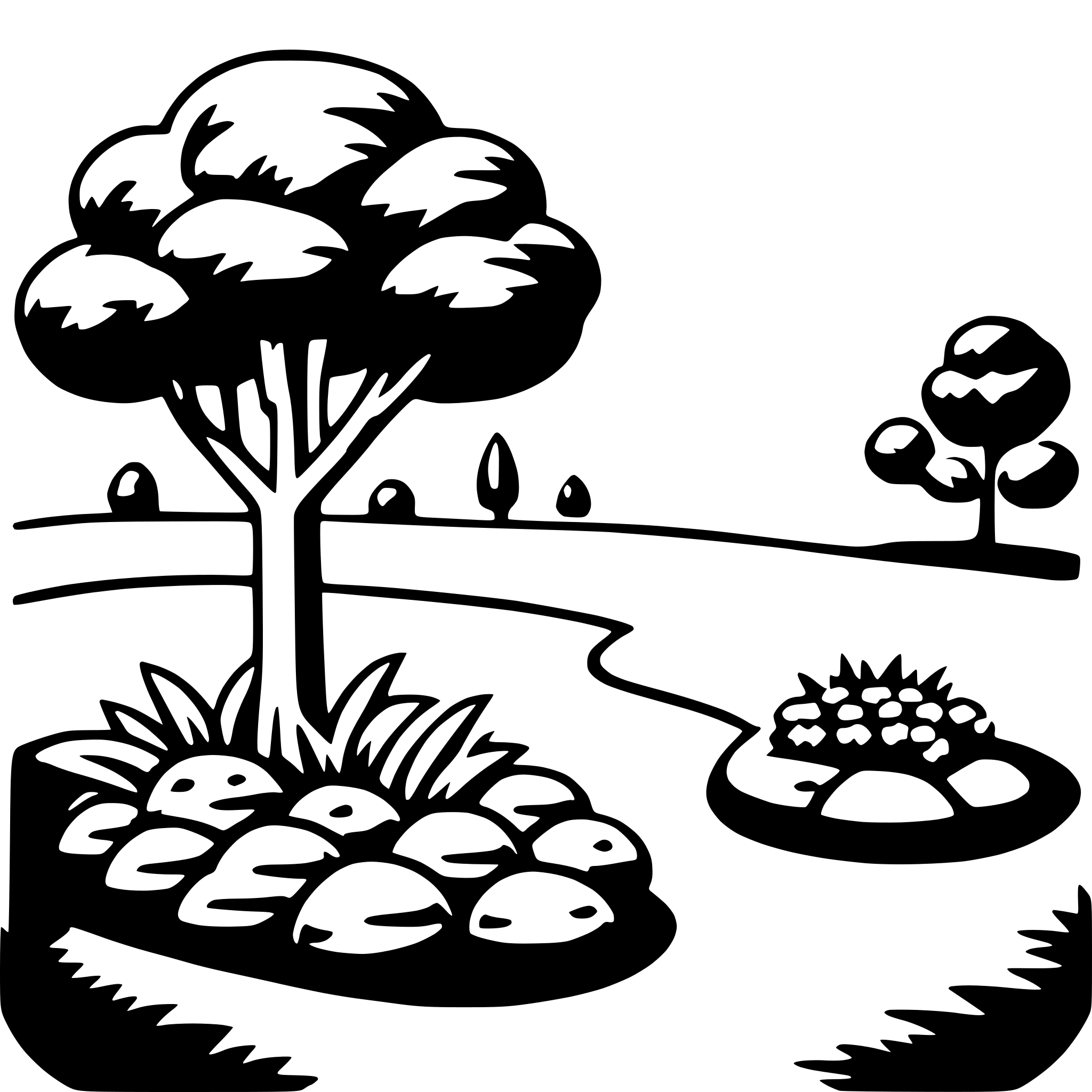 AI-generated SVG of a romantic garden