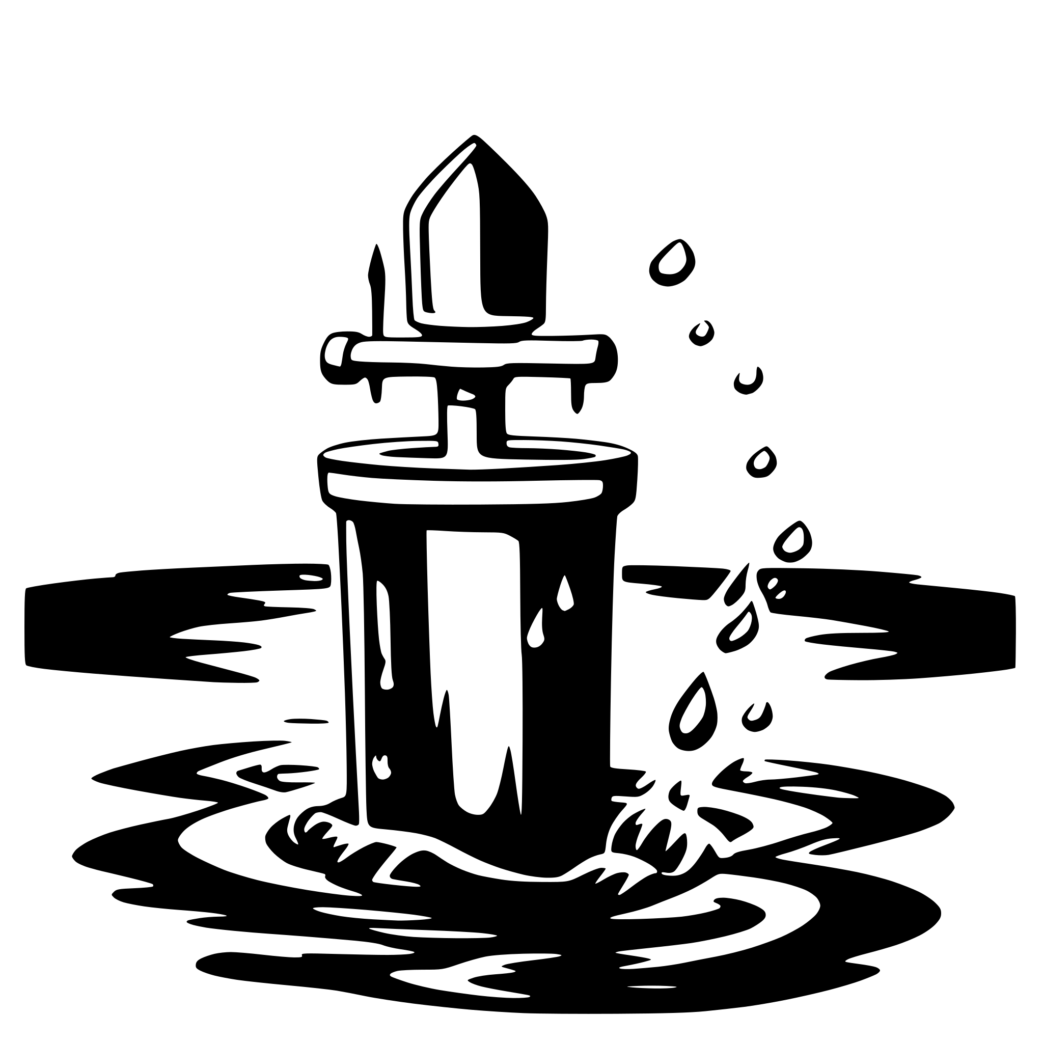 AI-generated SVG of a water