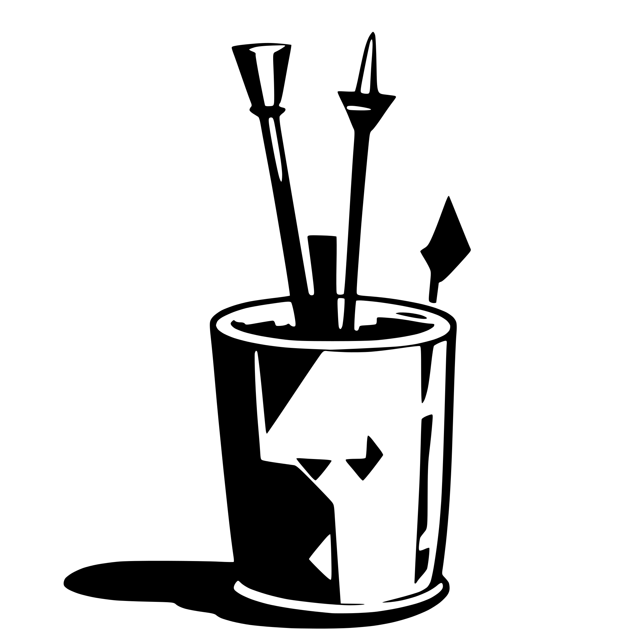 AI-generated SVG of a argentinian mate, geometric lines