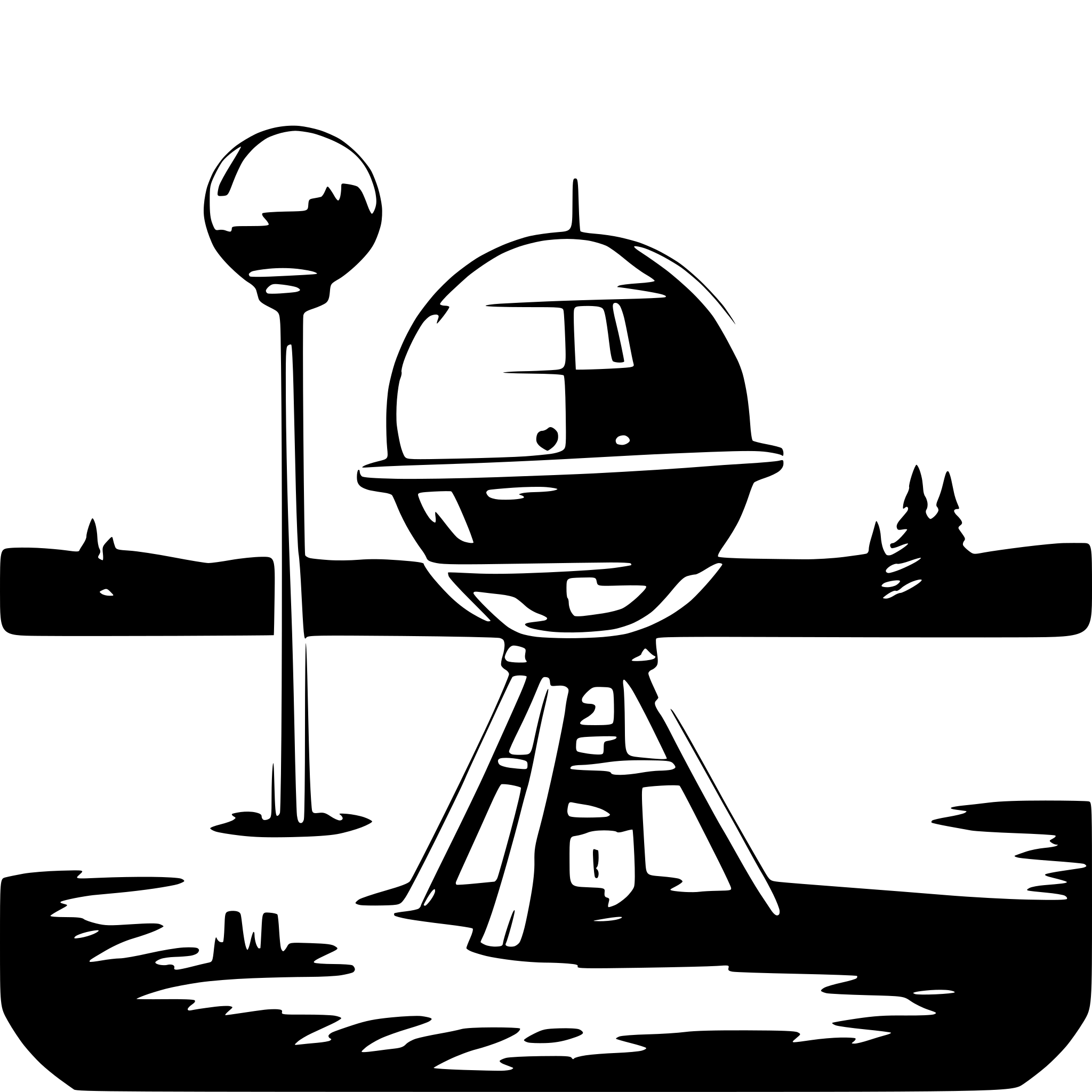 AI-generated SVG of 'lonely sattelite'