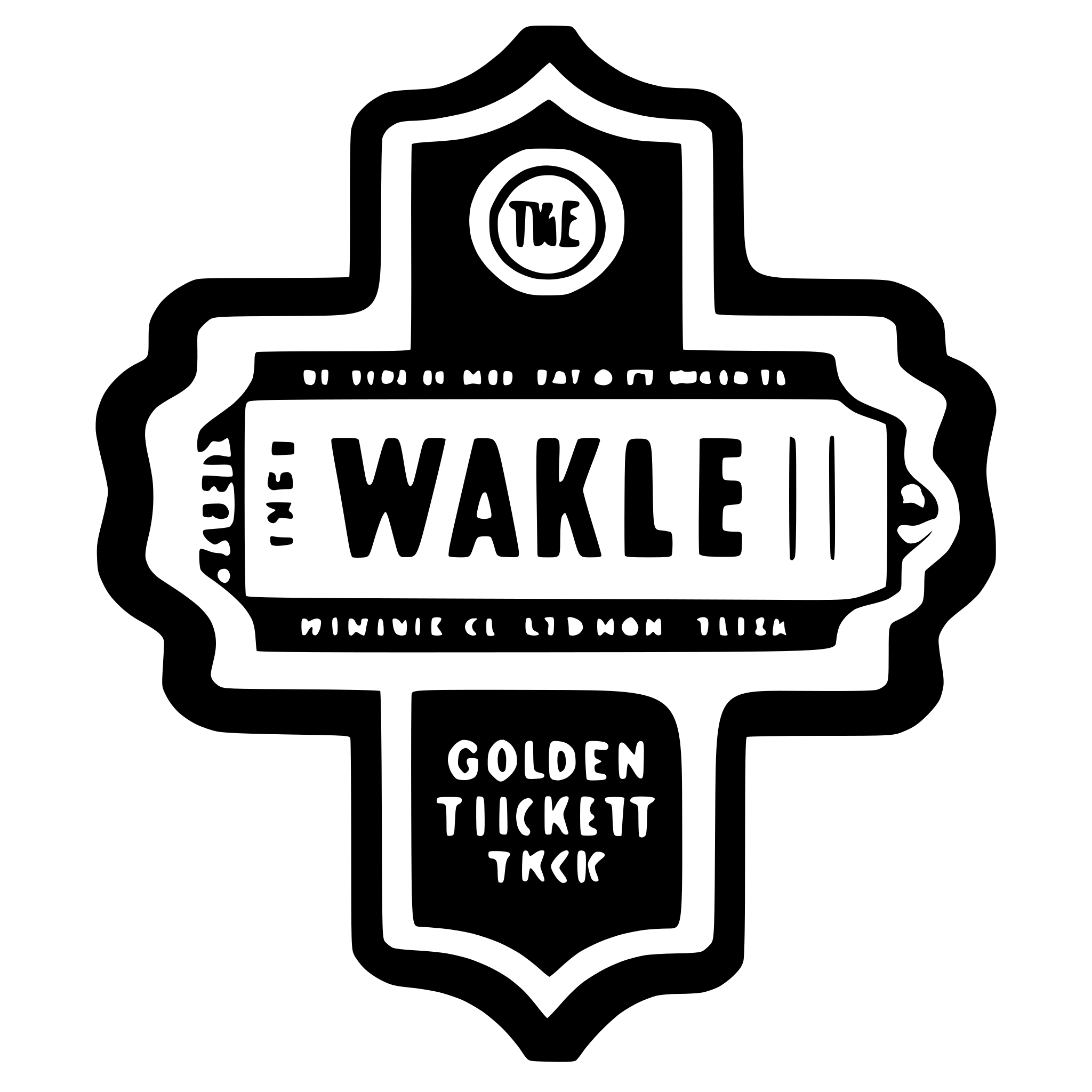 AI-generated SVG of 'golden ticket'