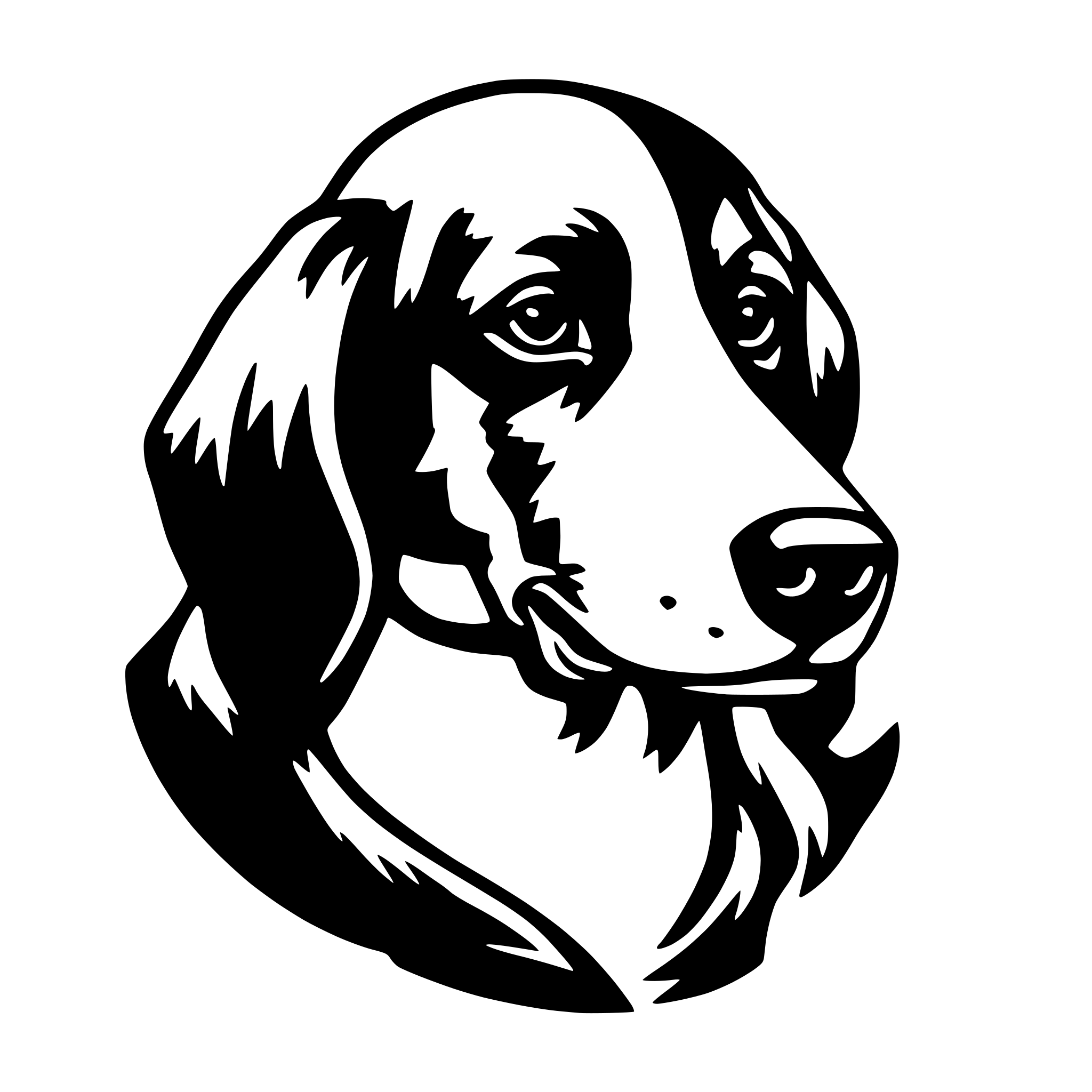 AI-generated SVG of a Dog logo