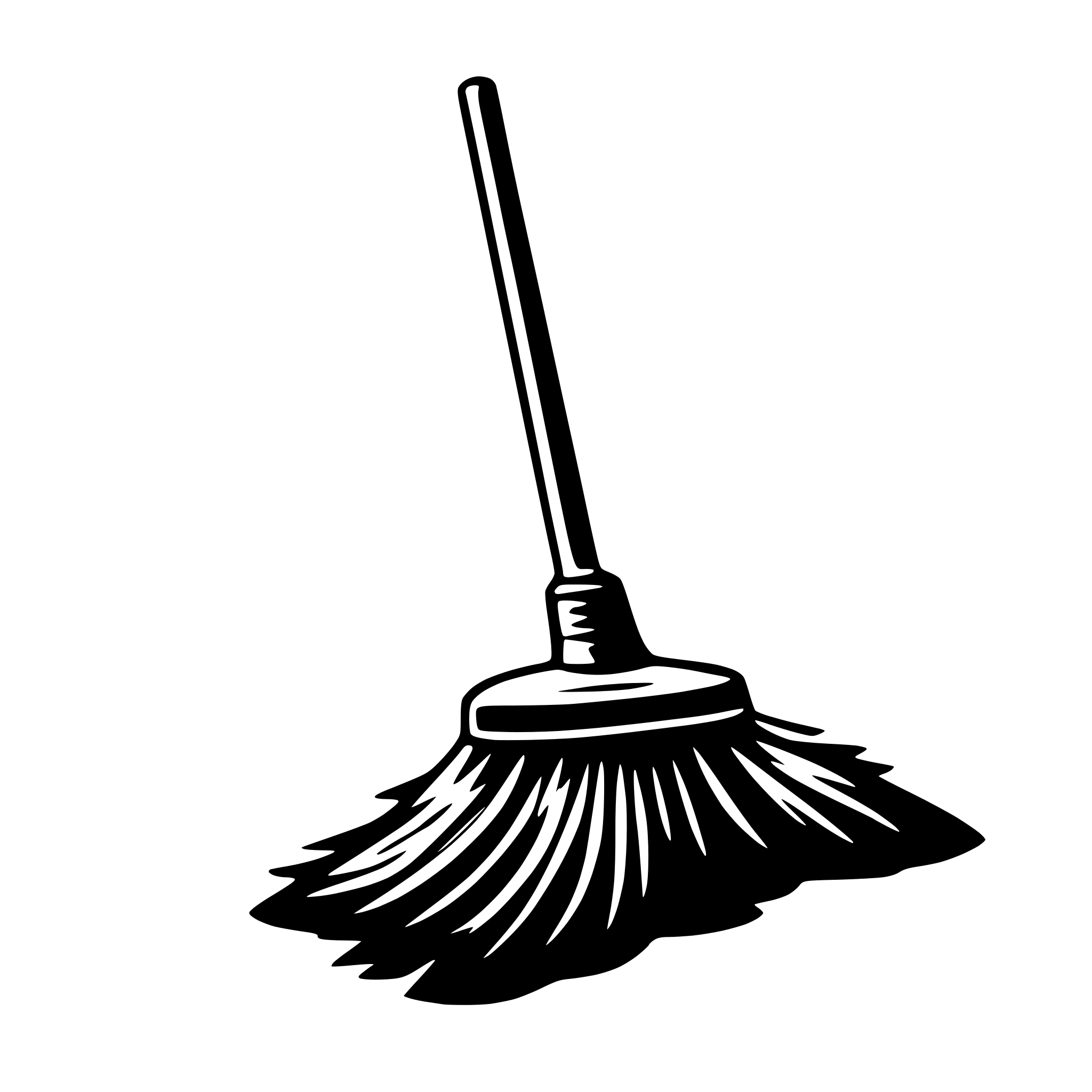 AI-generated SVG of 'broom'