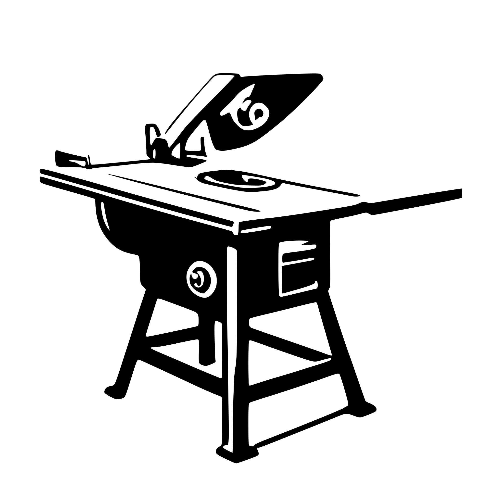 AI-generated SVG of a table saw