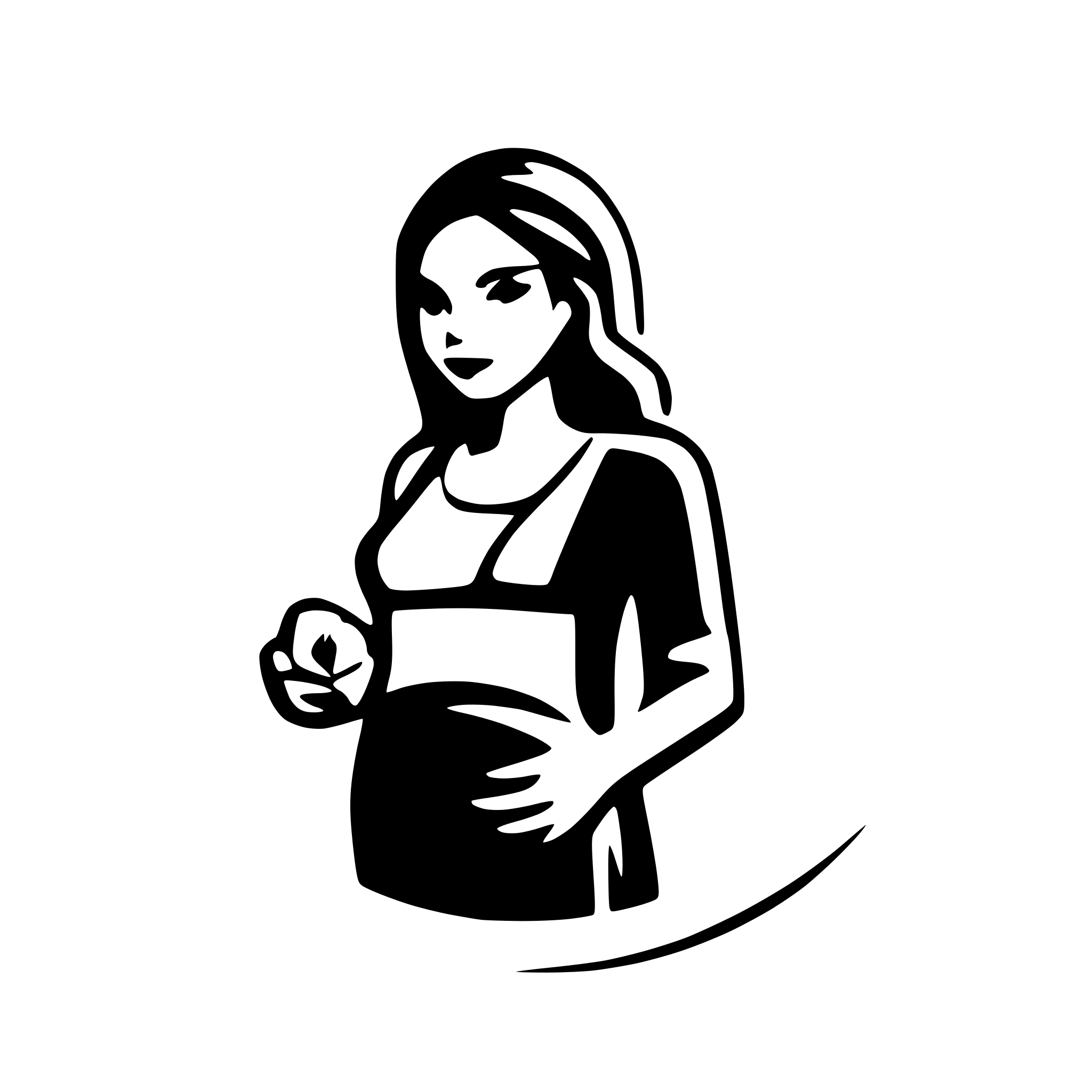 AI-generated SVG of 'pregnant woman support'