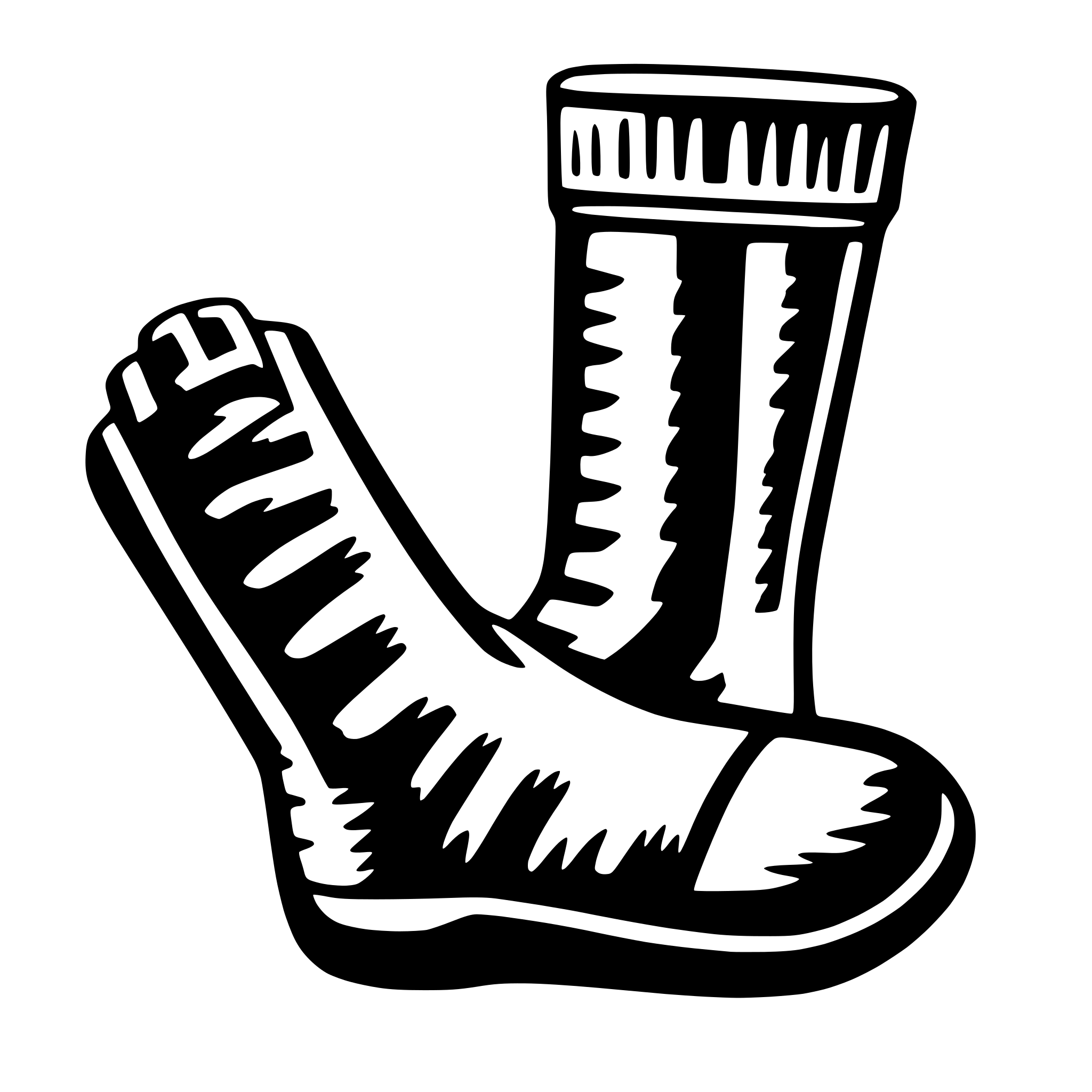 AI-generated SVG of 'sock'