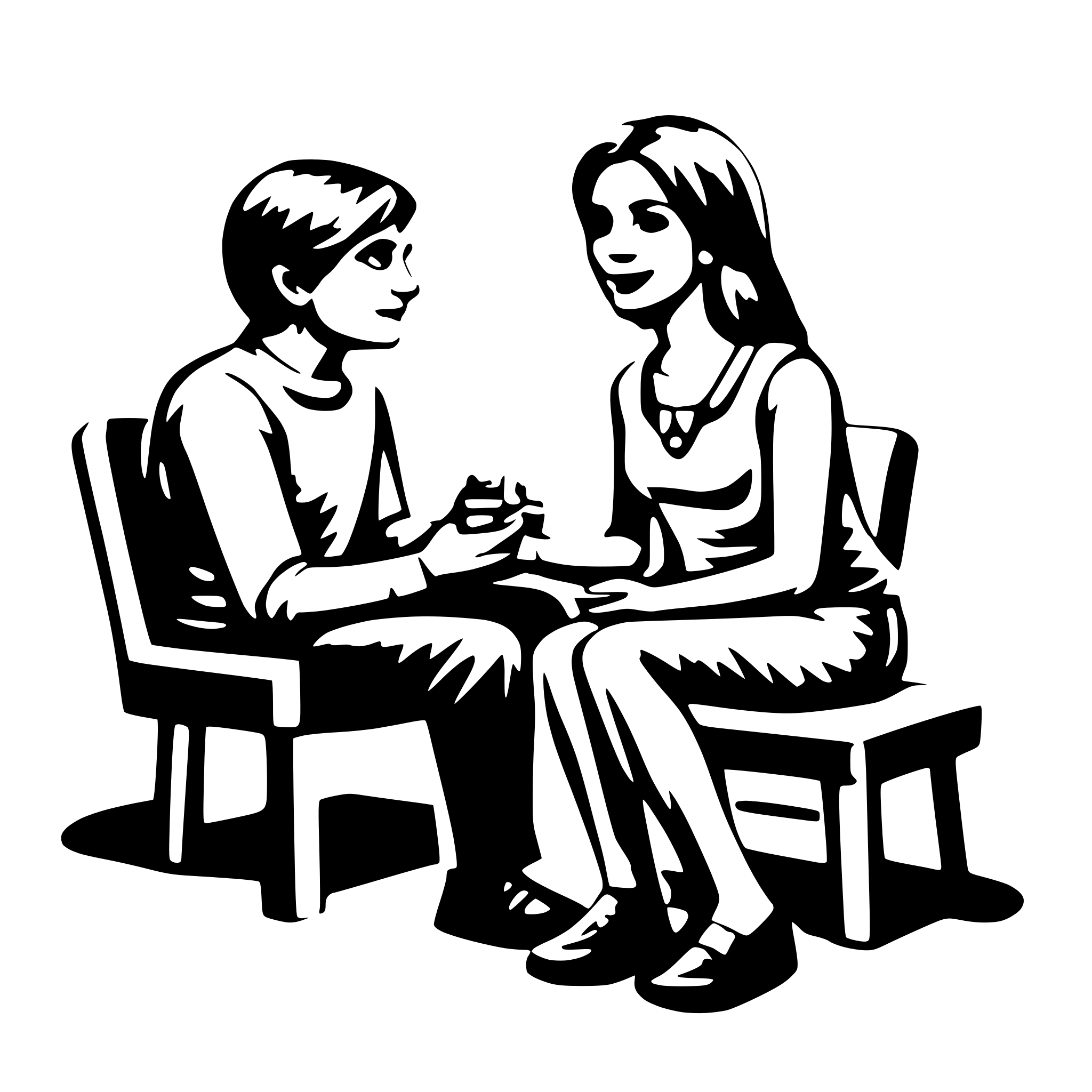 AI-generated SVG of 'Family therapy'