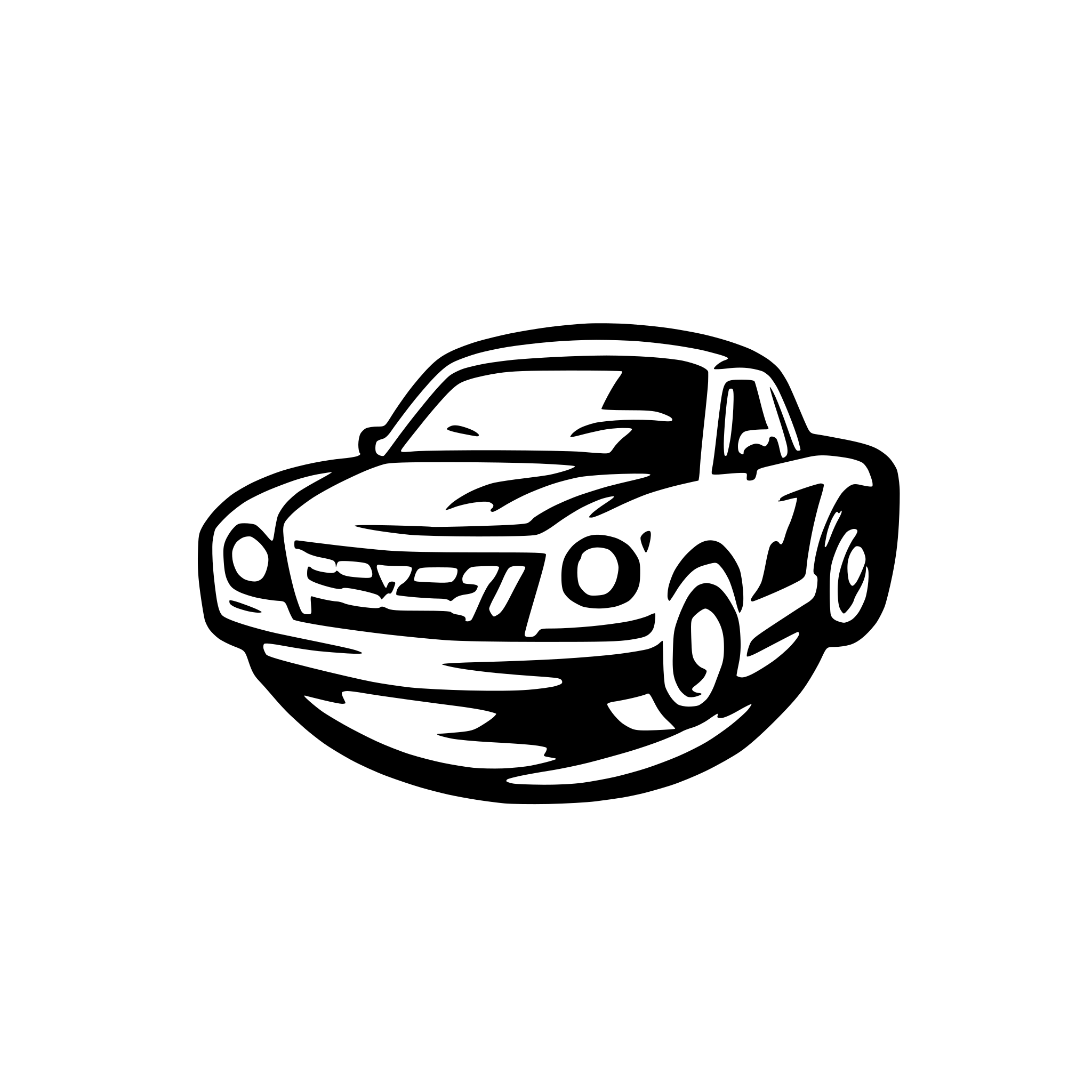 AI-generated SVG of a car