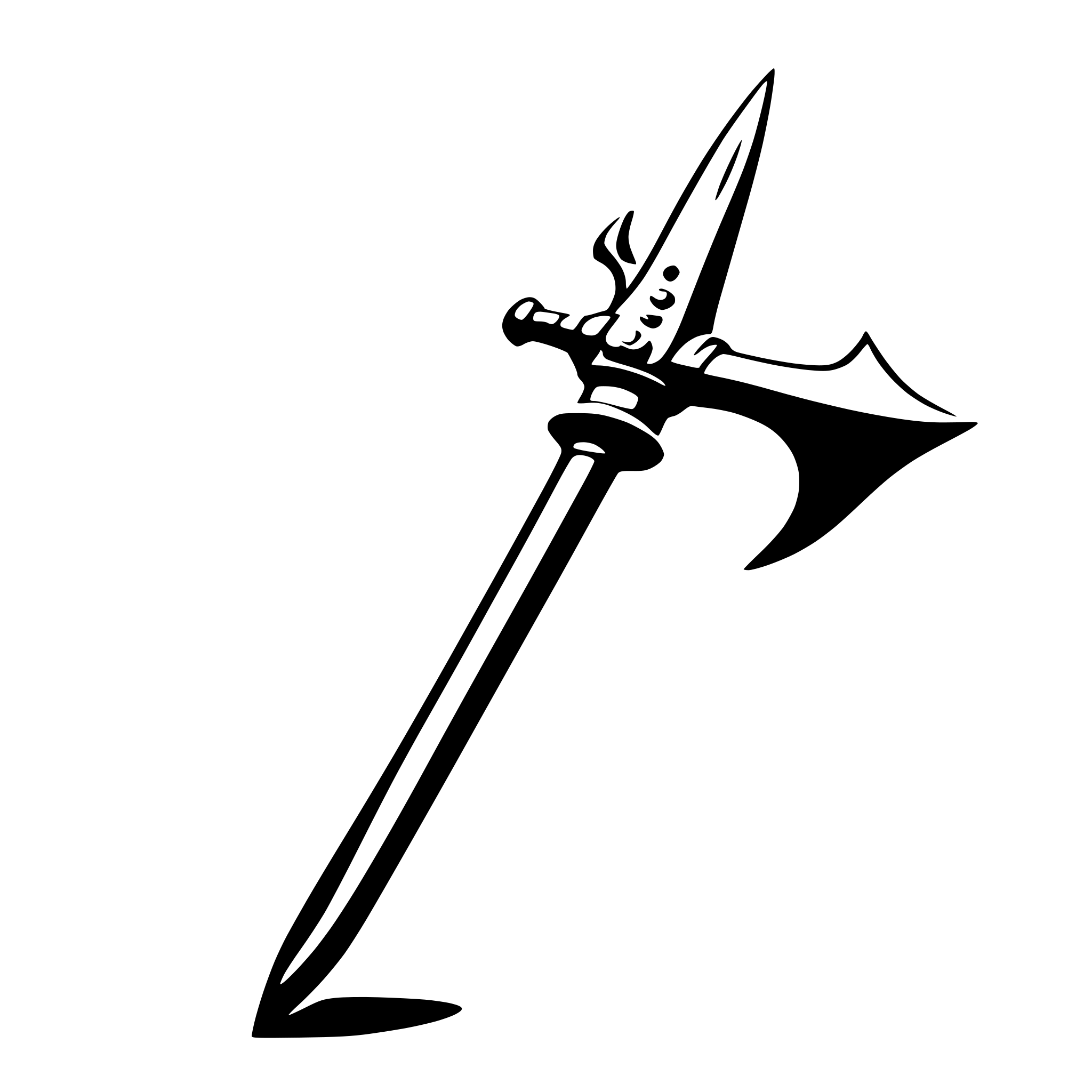 AI-generated SVG of 'a warhammer weapon'