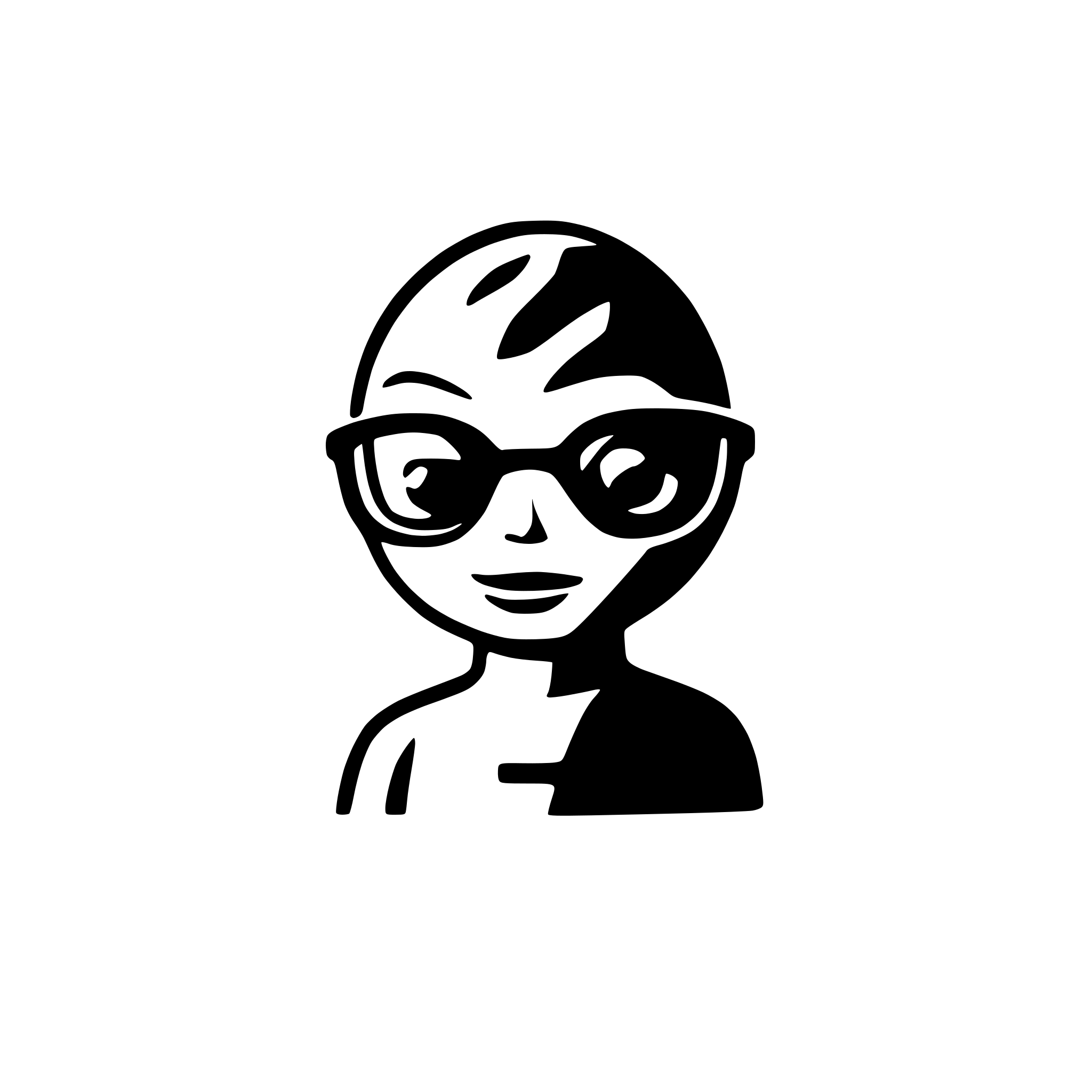 AI-generated SVG of a smart octopus in glasses