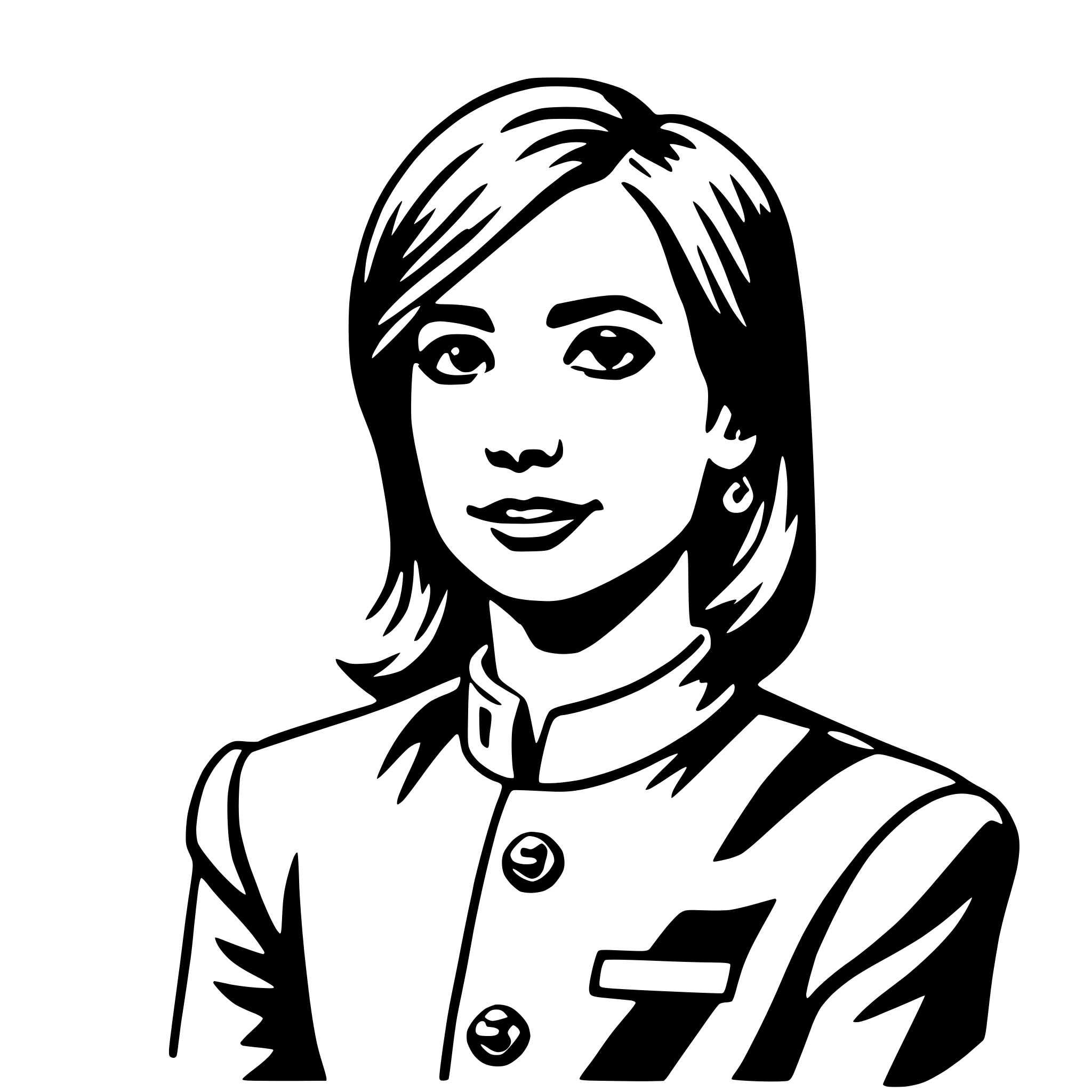 AI-generated SVG of a public relations specialist
