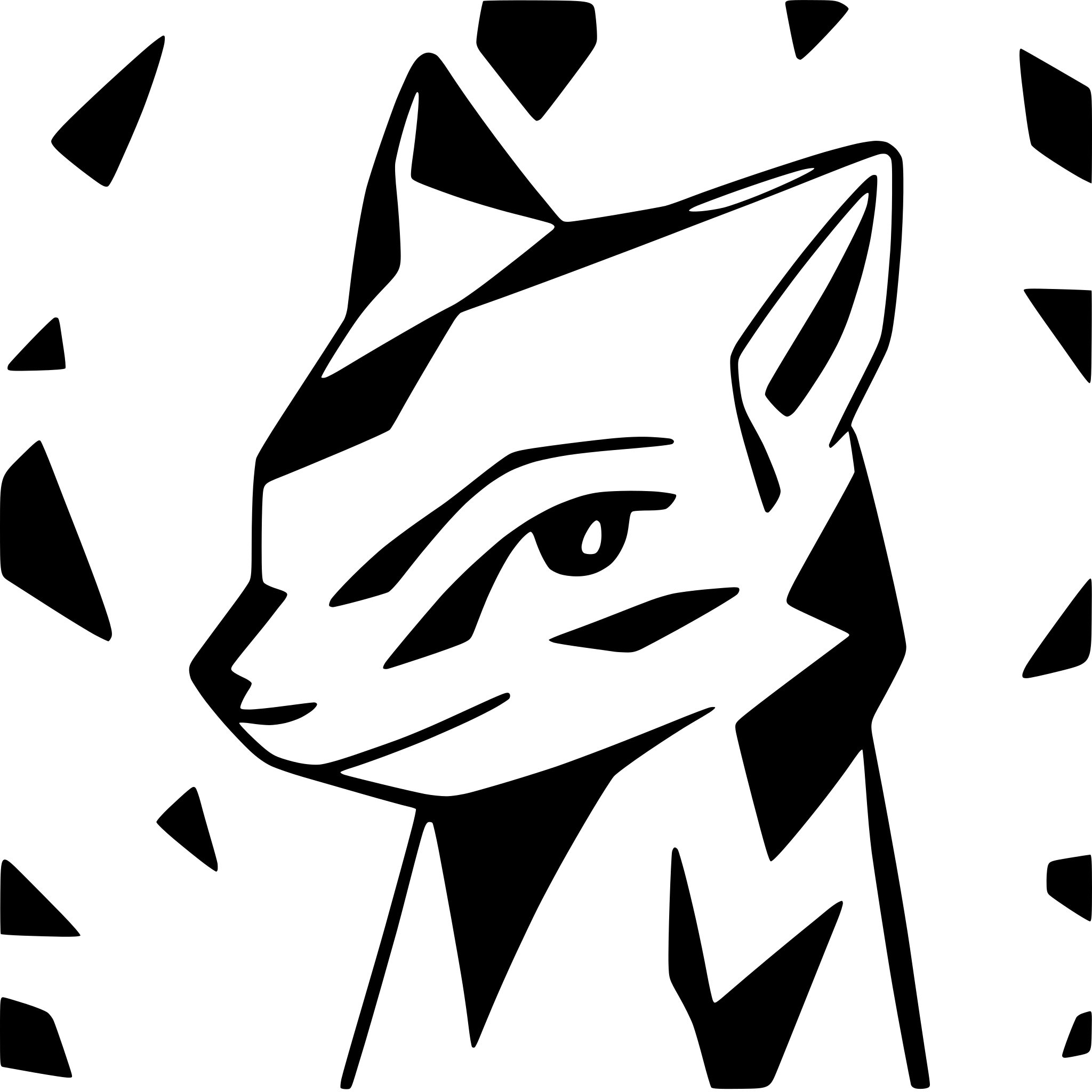 AI-generated SVG of a geometric fox