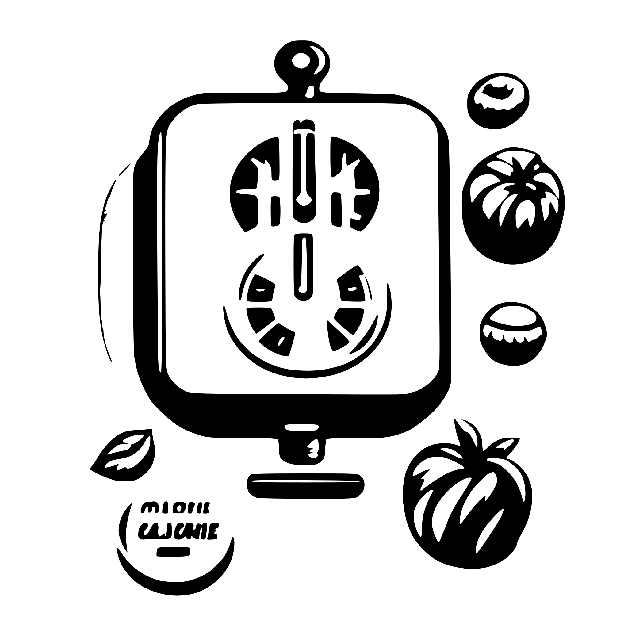AI-generated SVG of a calorie tracking