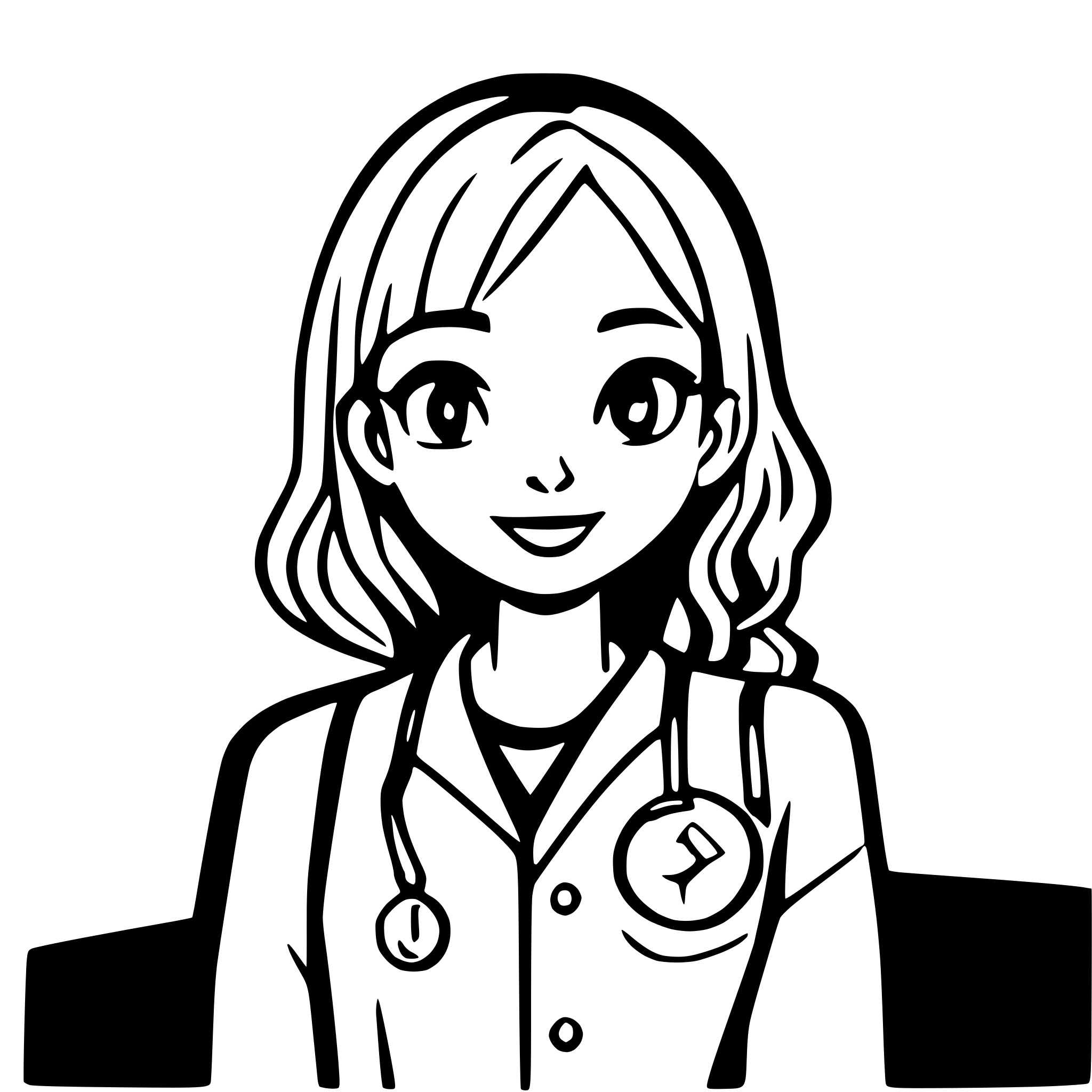 AI-generated SVG of 'patient and doctor'