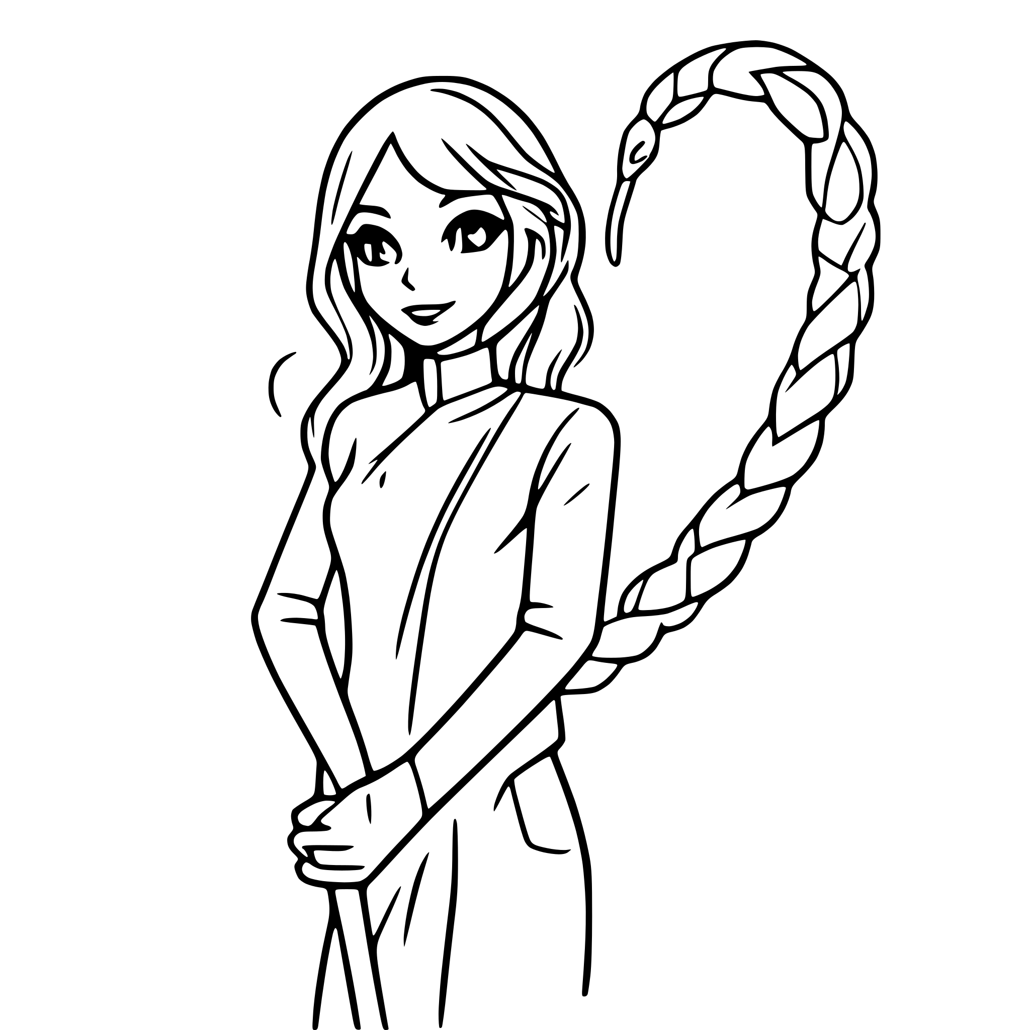 AI-generated SVG of a serpent entwined around staff