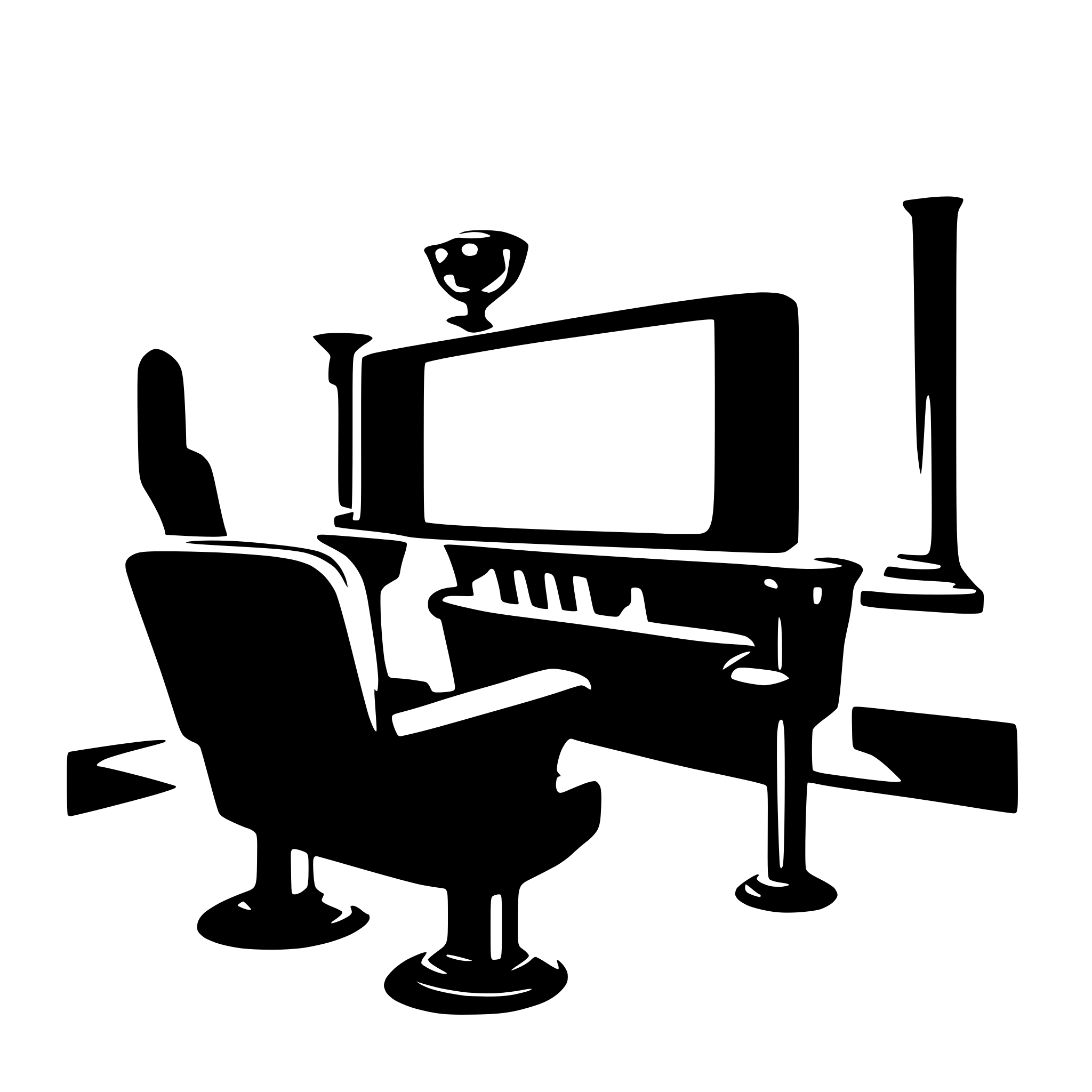 AI-generated SVG of 'a refined cinema'