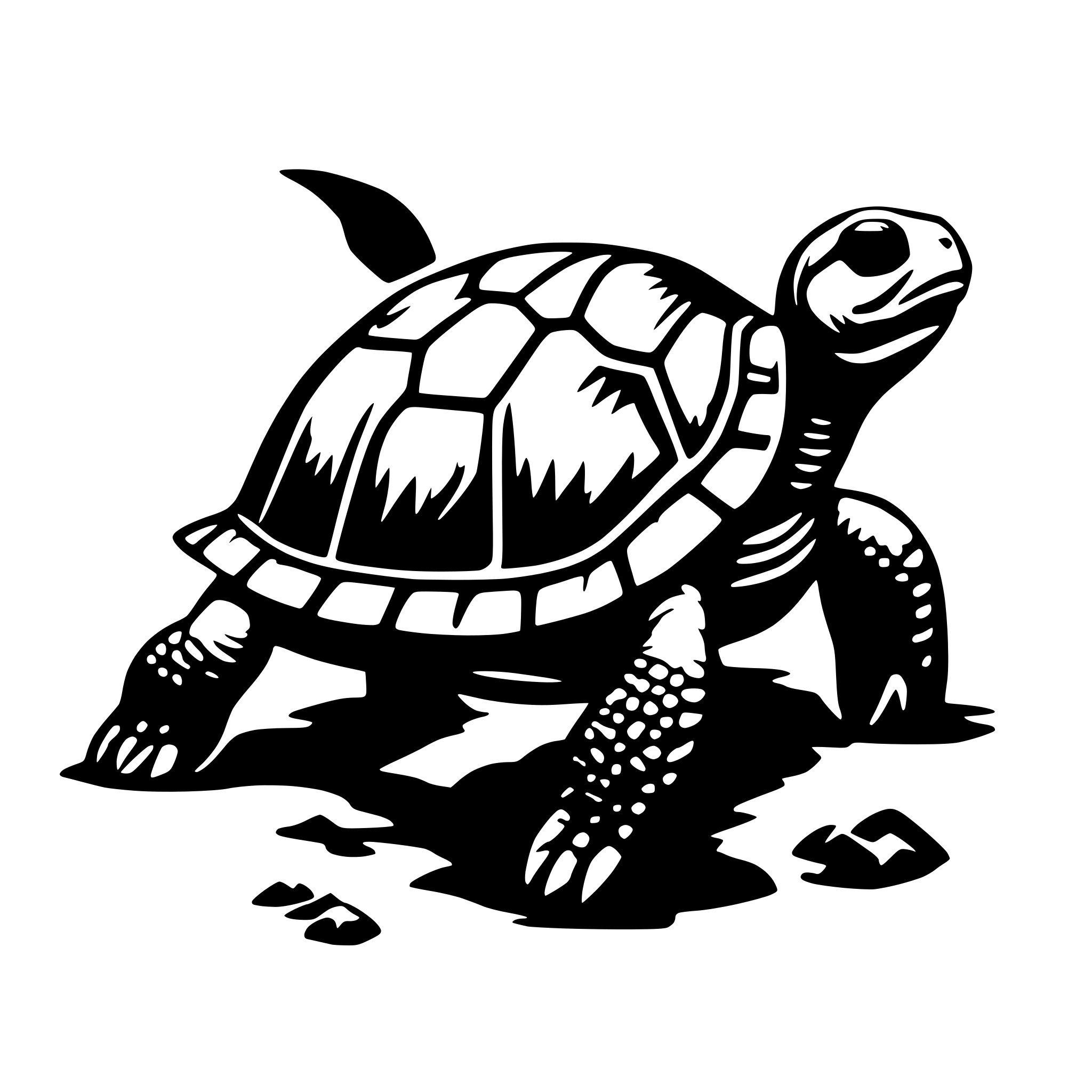 AI-generated SVG of 'Turtle'