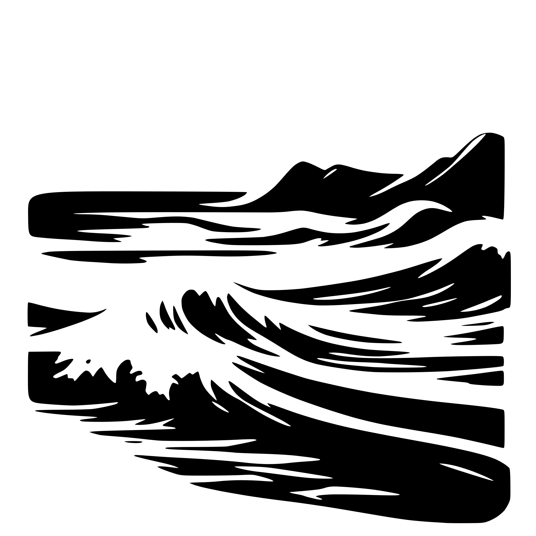 AI-generated SVG of a wave