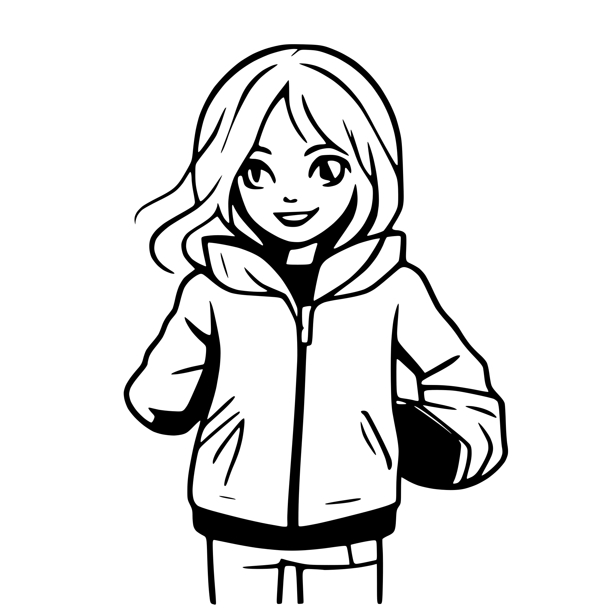 AI-generated SVG of a minimalist