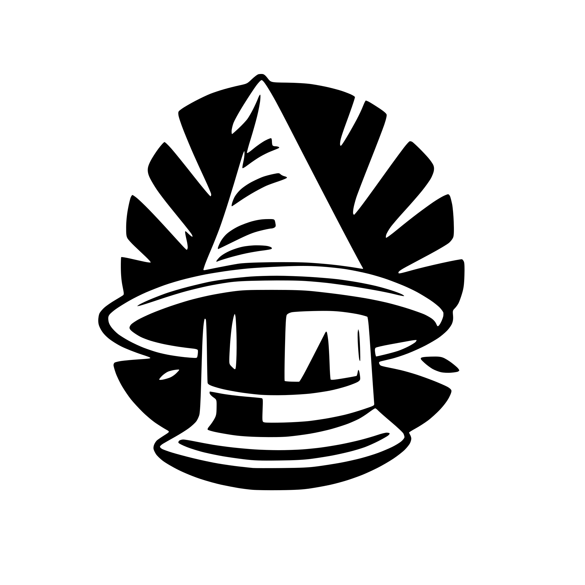 AI-generated SVG of 'A magical wizard hat'