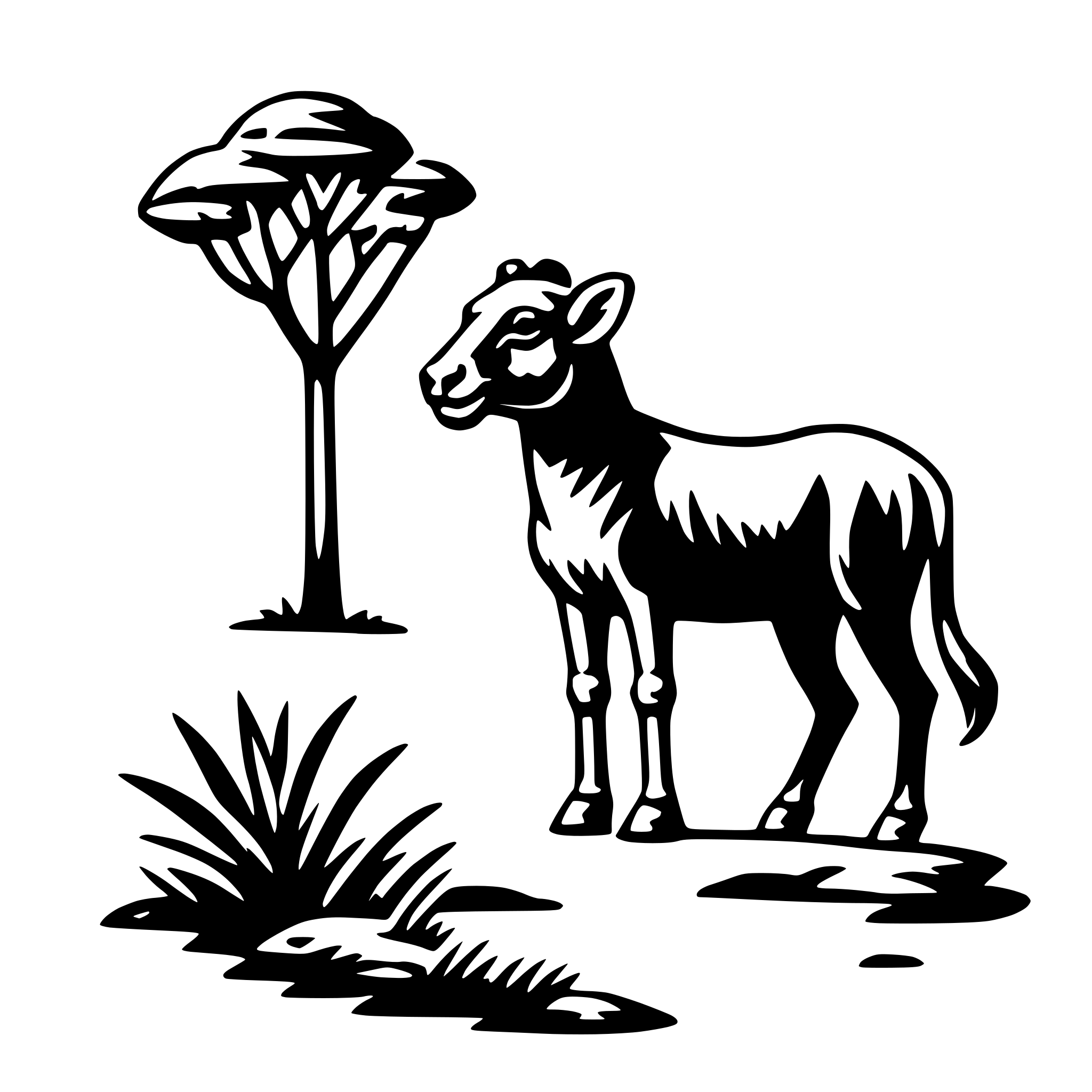AI-generated SVG of 'wildlife safari'