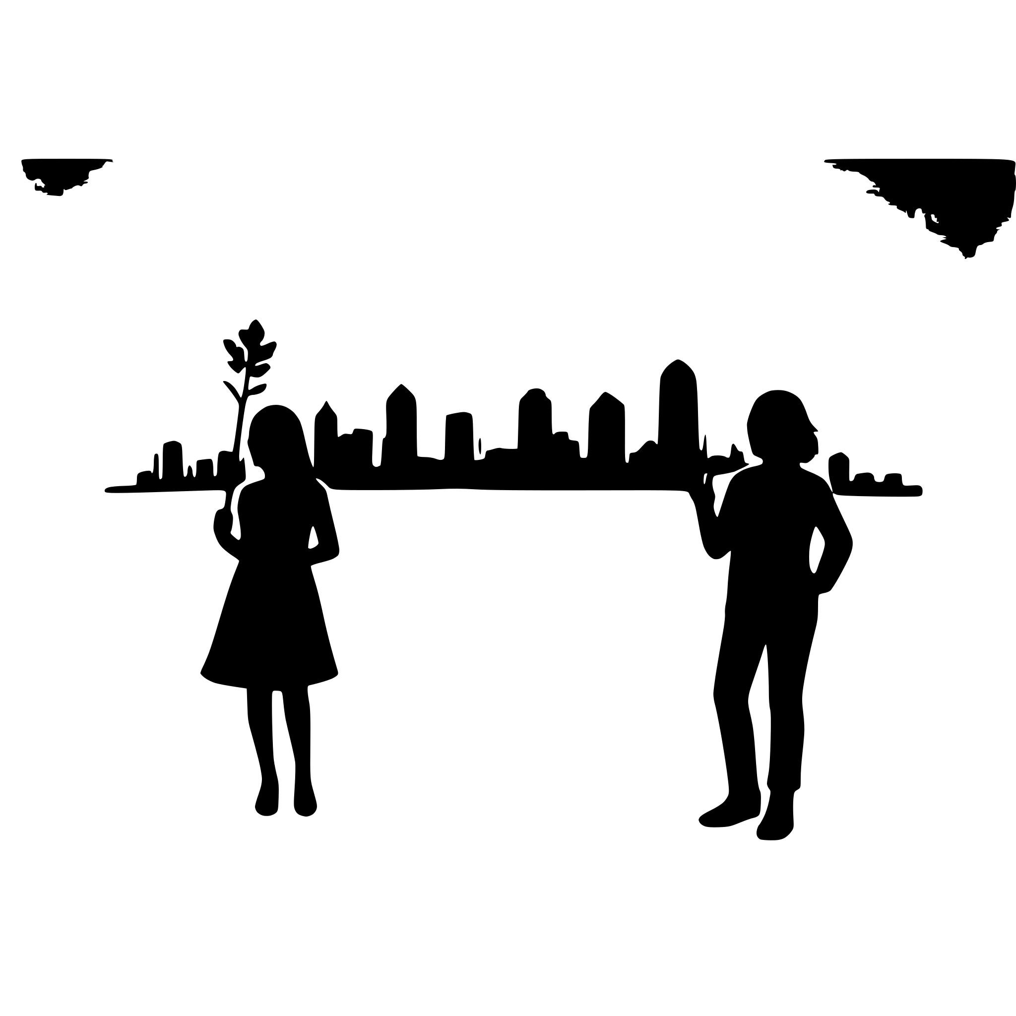AI-generated SVG of a create silhouette of kansas city skyline