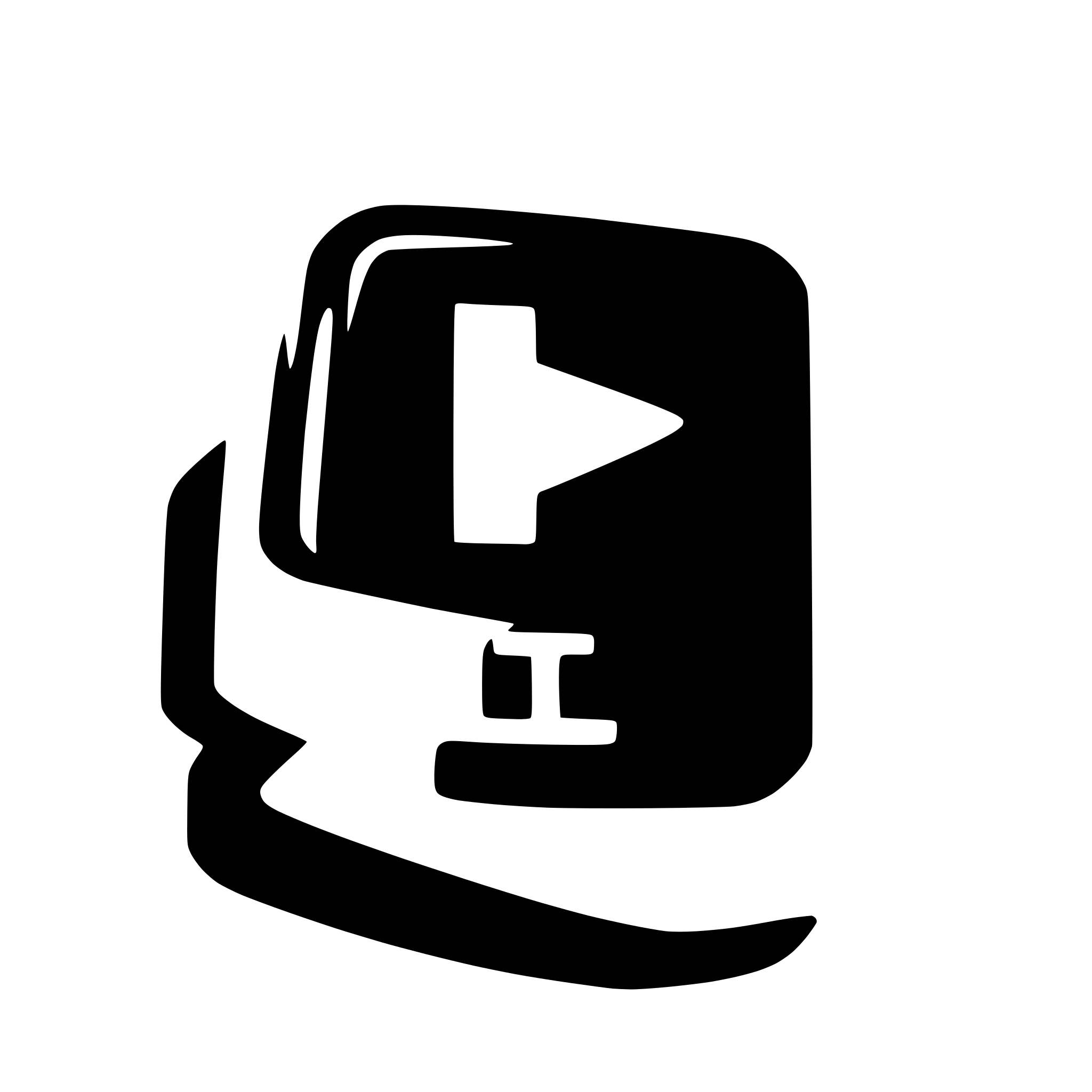 AI-generated SVG of a youtube play button