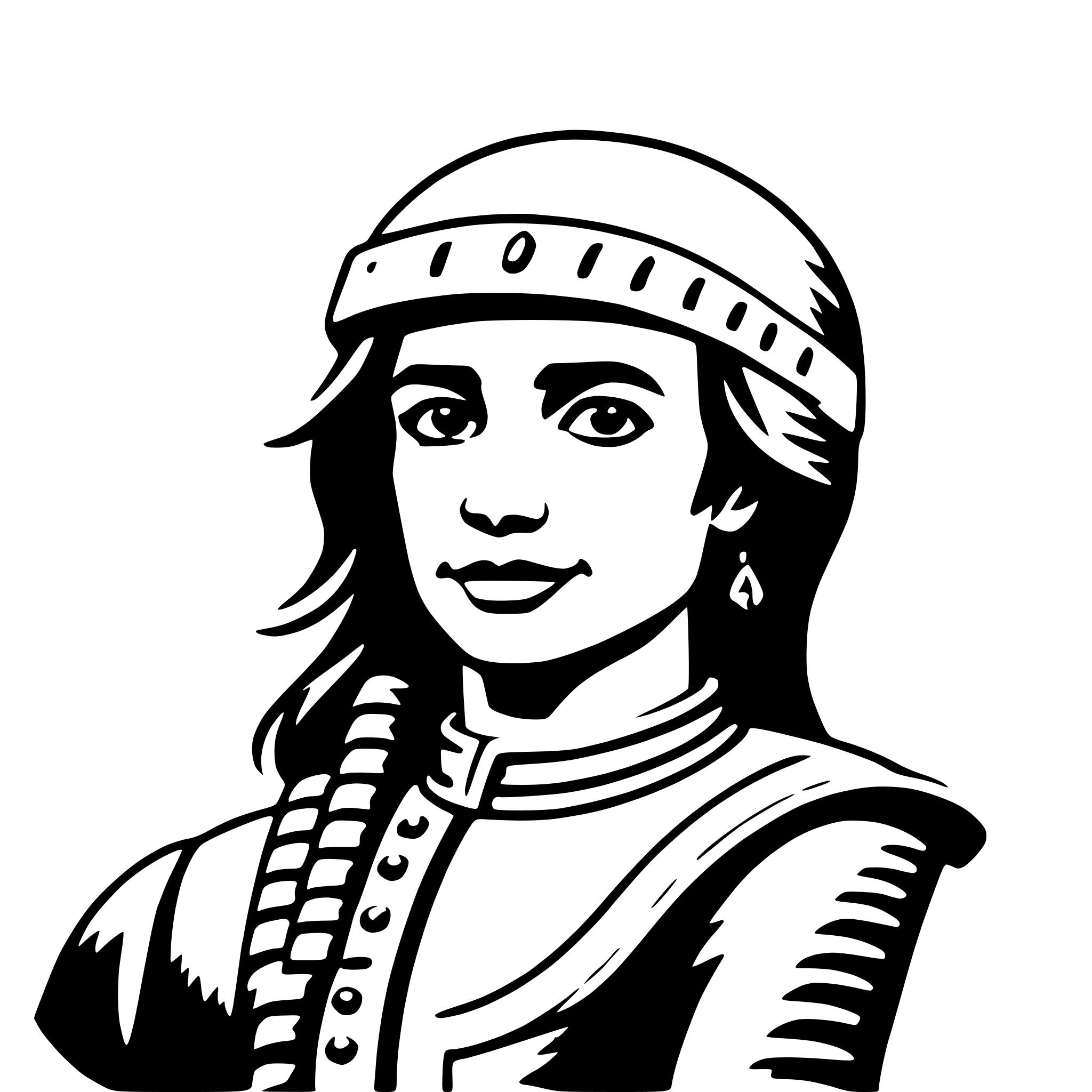 AI-generated SVG of a tangaroa