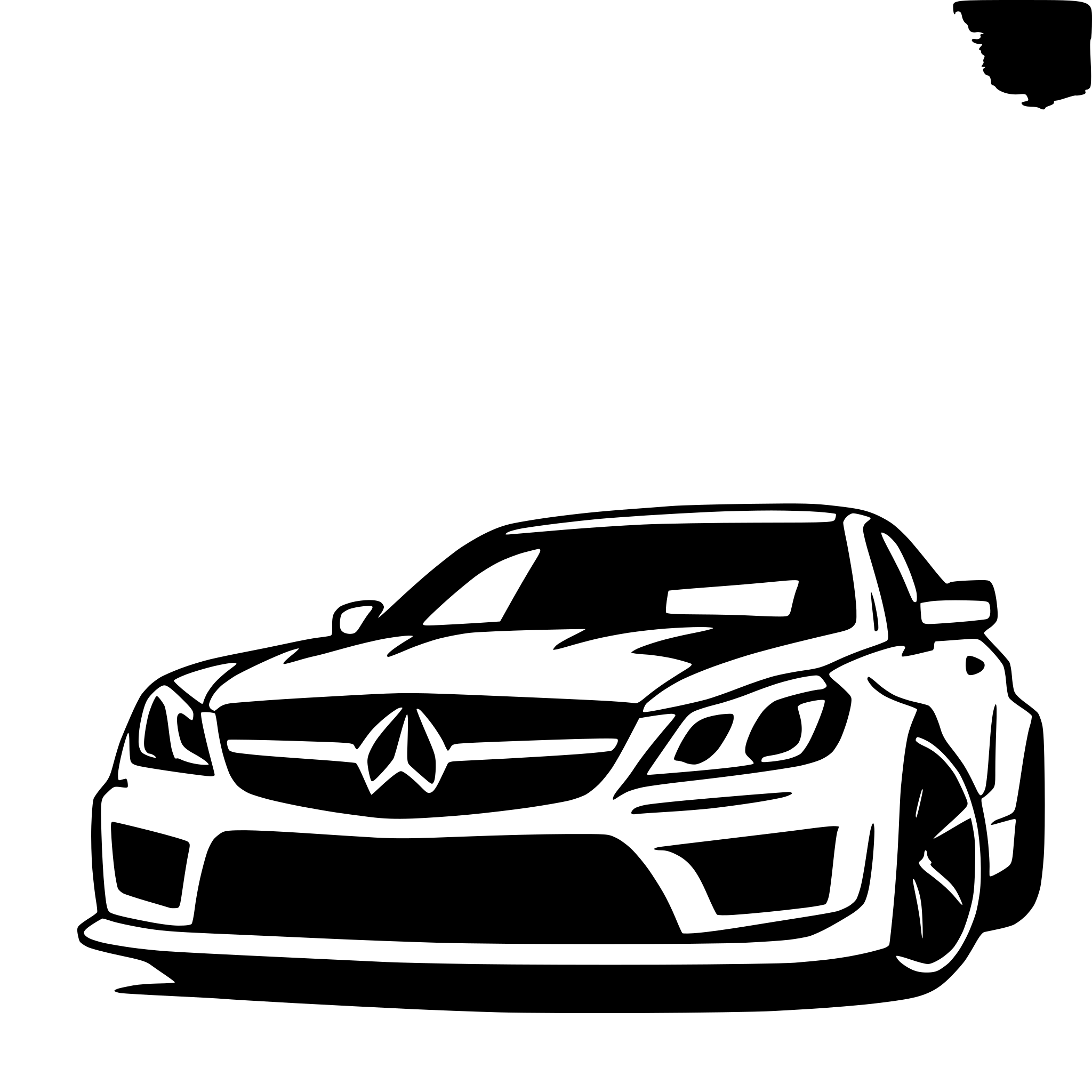 AI-generated SVG of 'Mercedes C63 amg as a drawing to color in. Without Logos. With bodykit and Spoiler.'