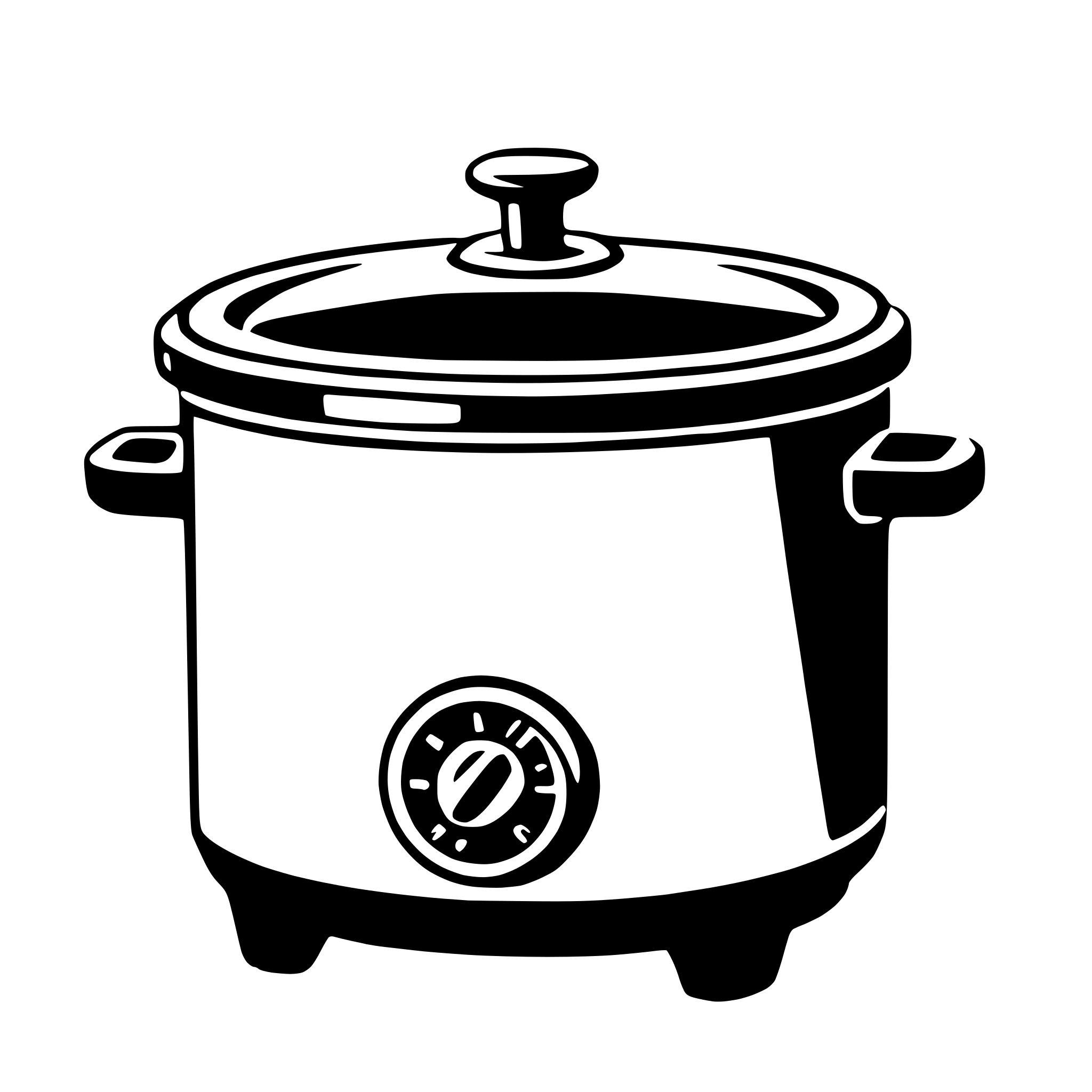 AI-generated SVG of a crockpot