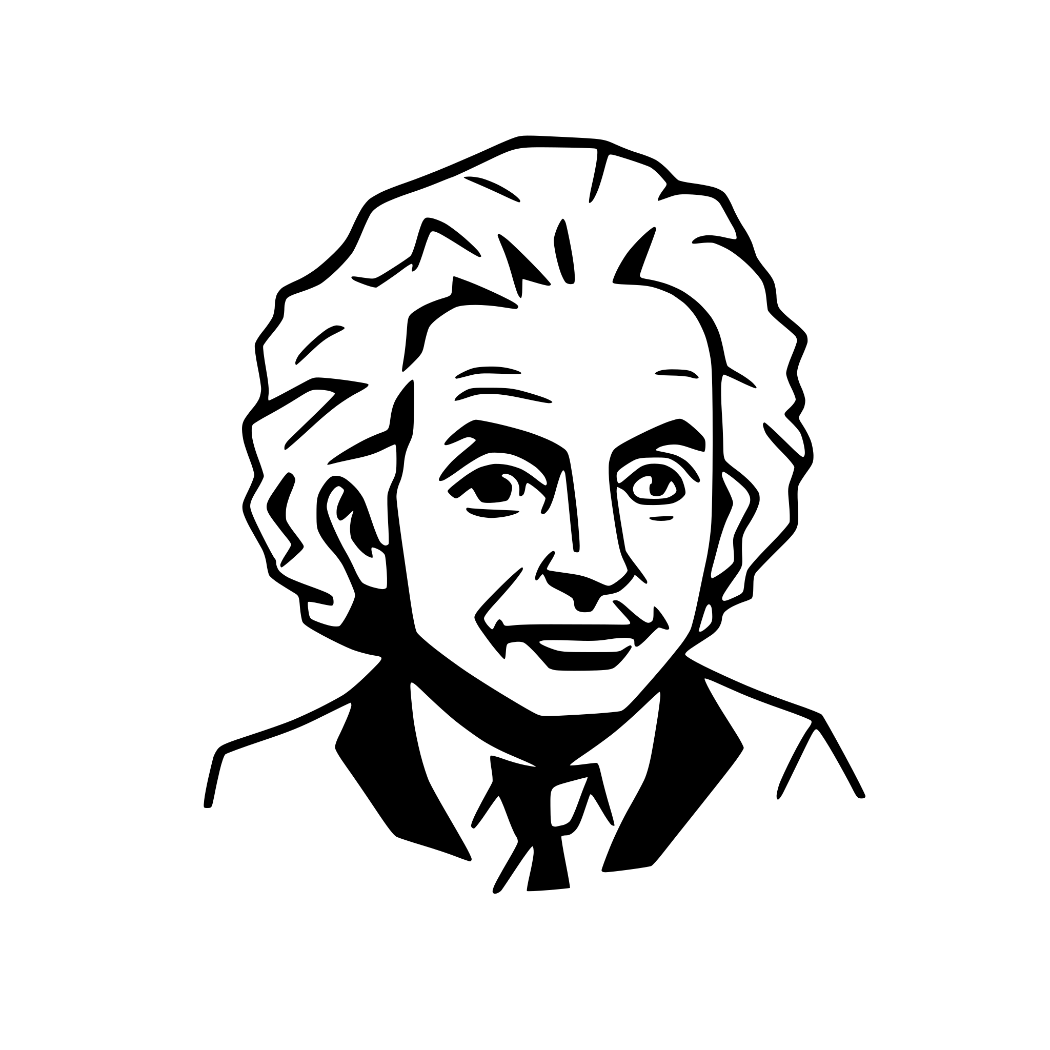 AI-generated SVG of 'Albert Einstein'