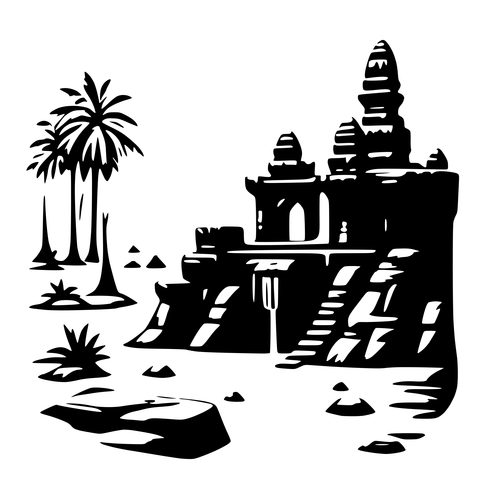 AI-generated SVG of 'kbach hole khmer'