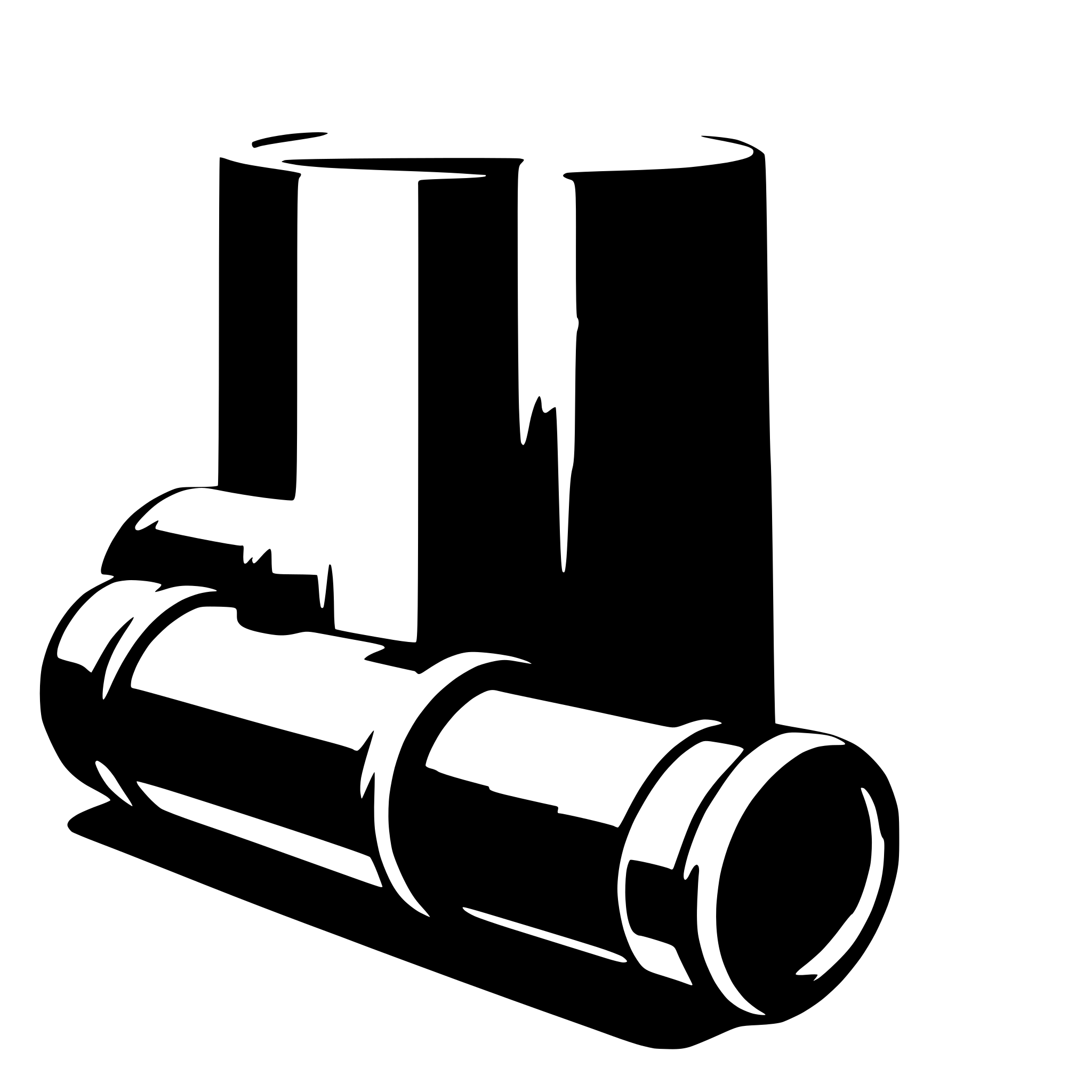 AI-generated SVG of 'metal tube'