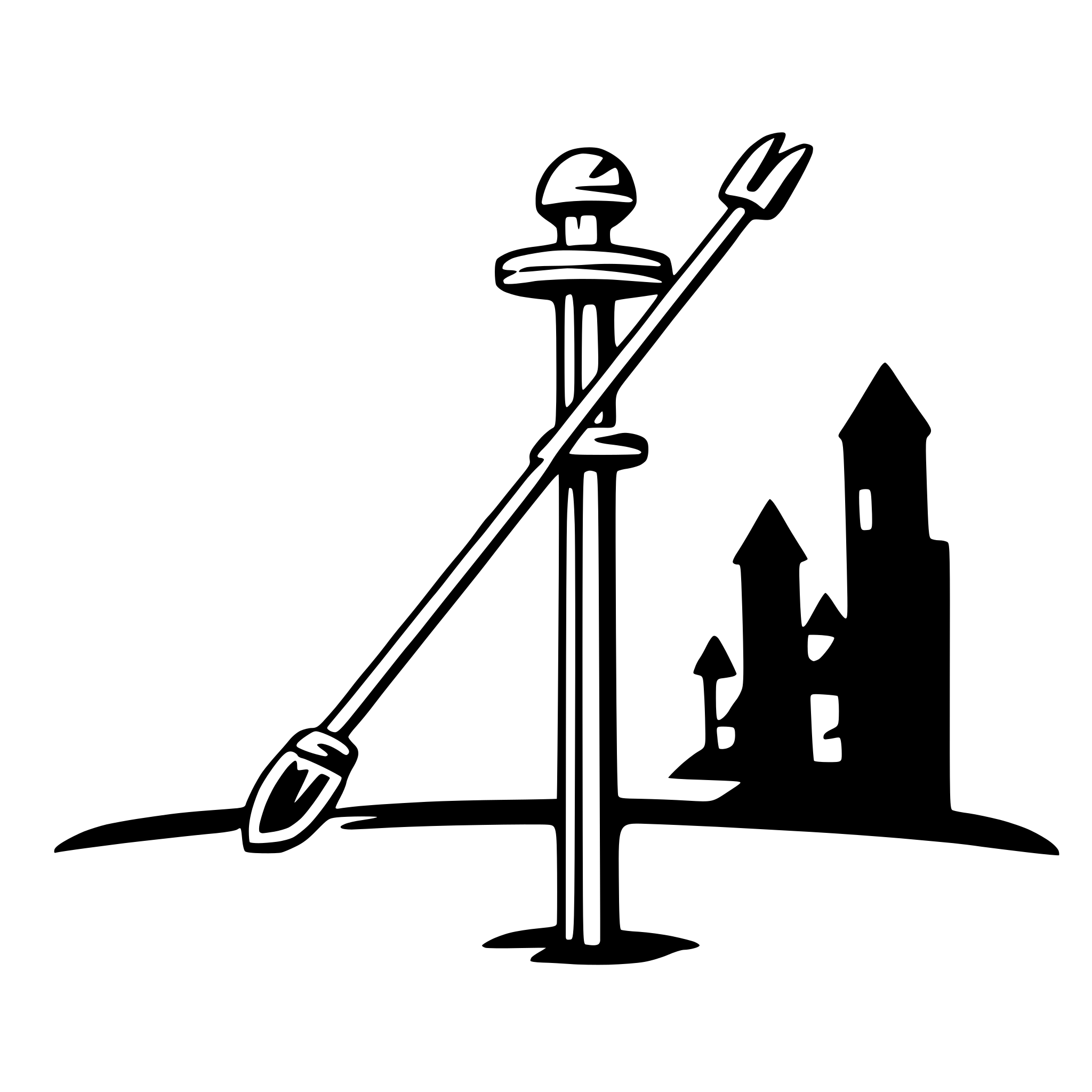 AI-generated SVG of a pogo stick