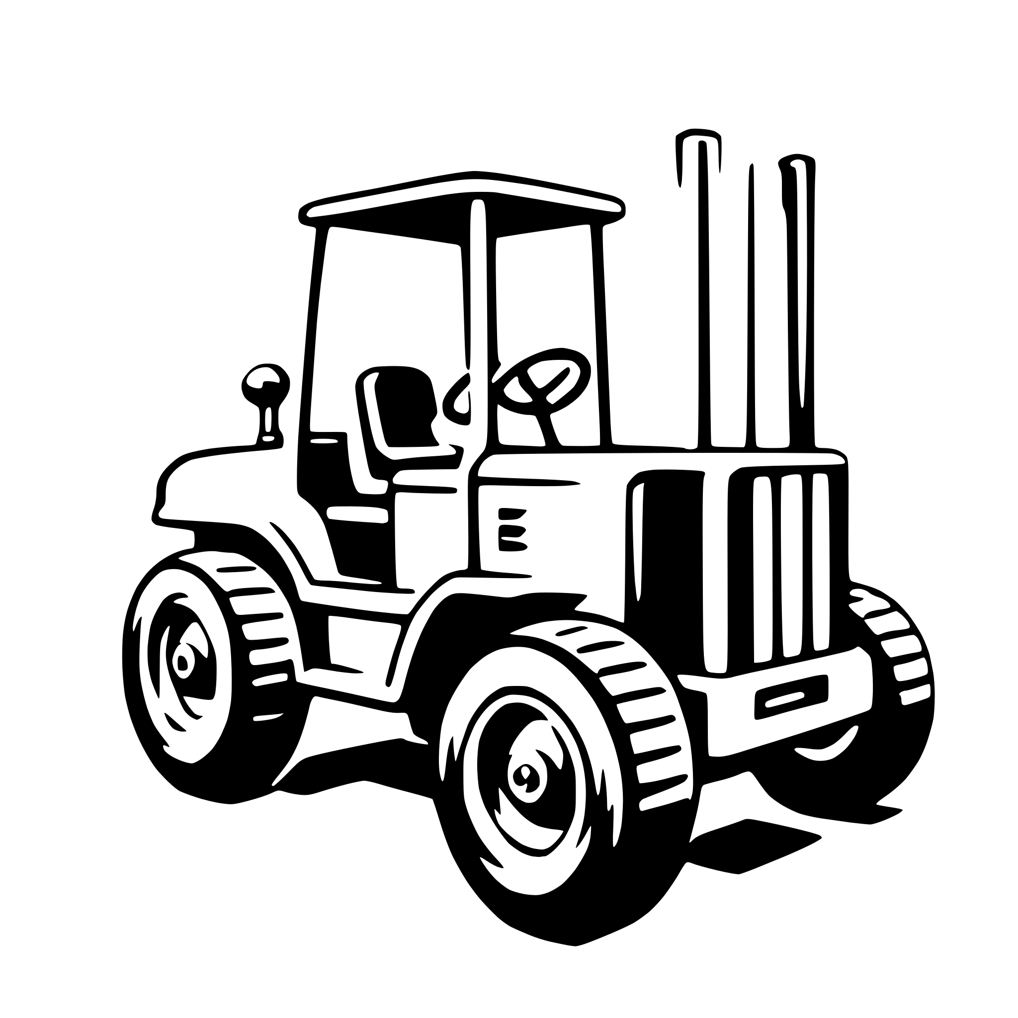 AI-generated SVG of 'forklift'
