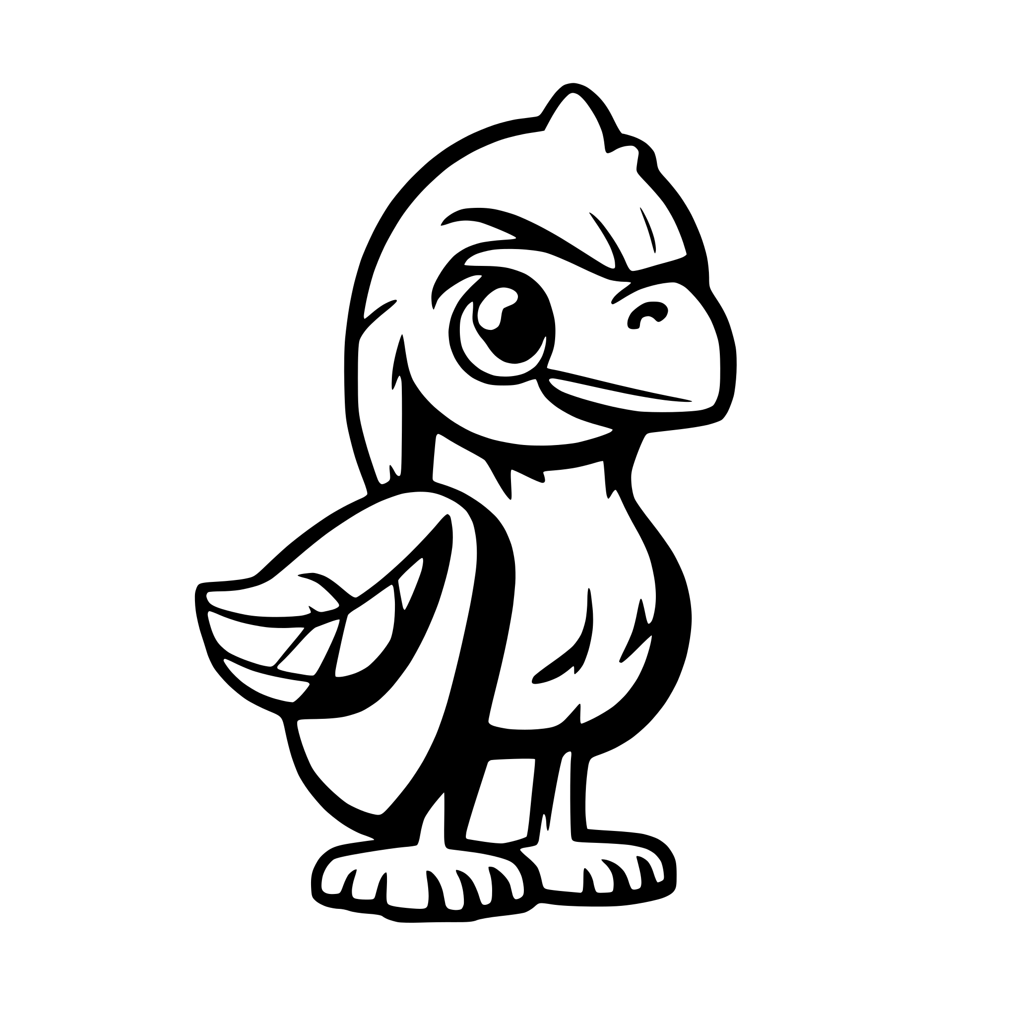 AI-generated SVG of a eagle