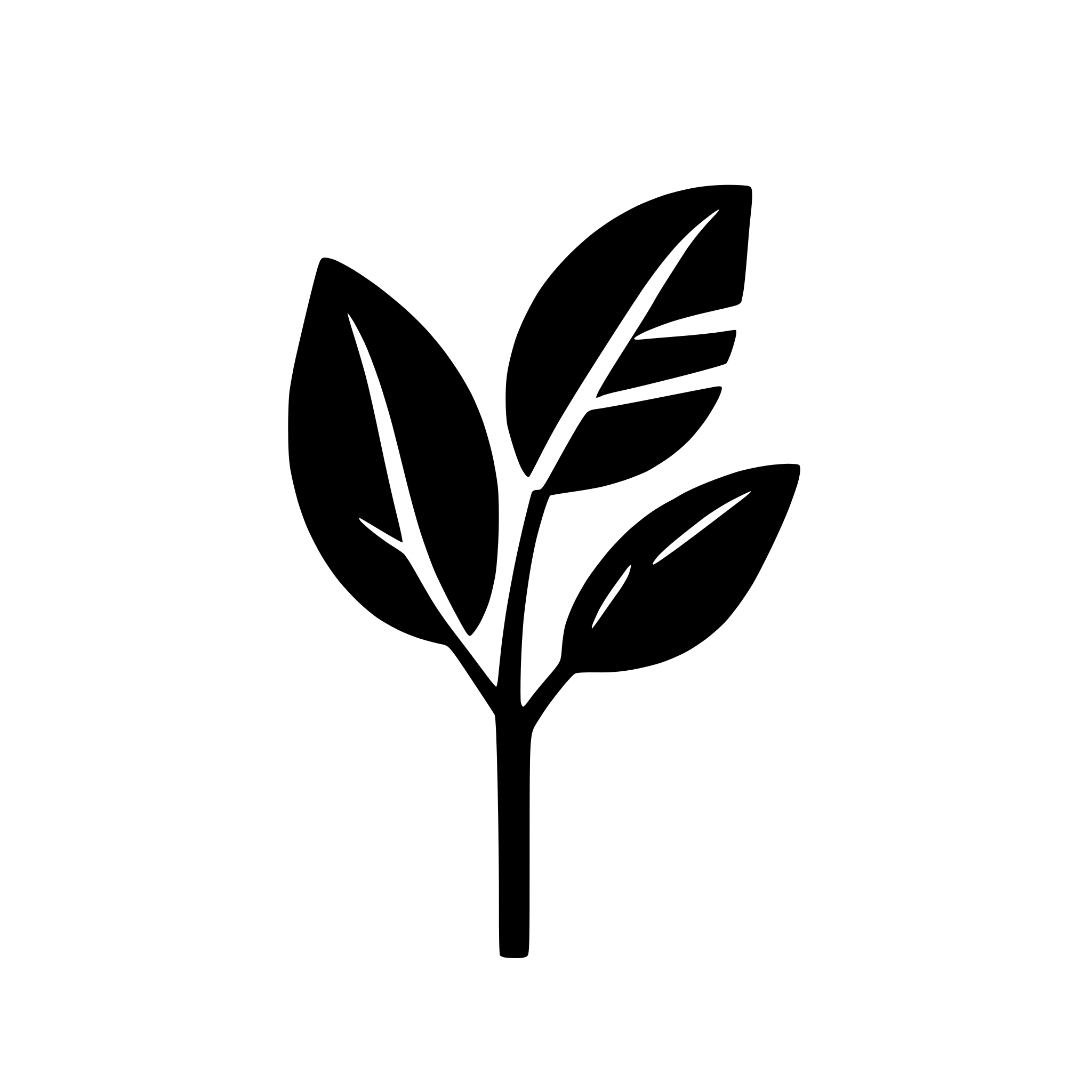AI-generated SVG of 'a sophora leaf sprout'