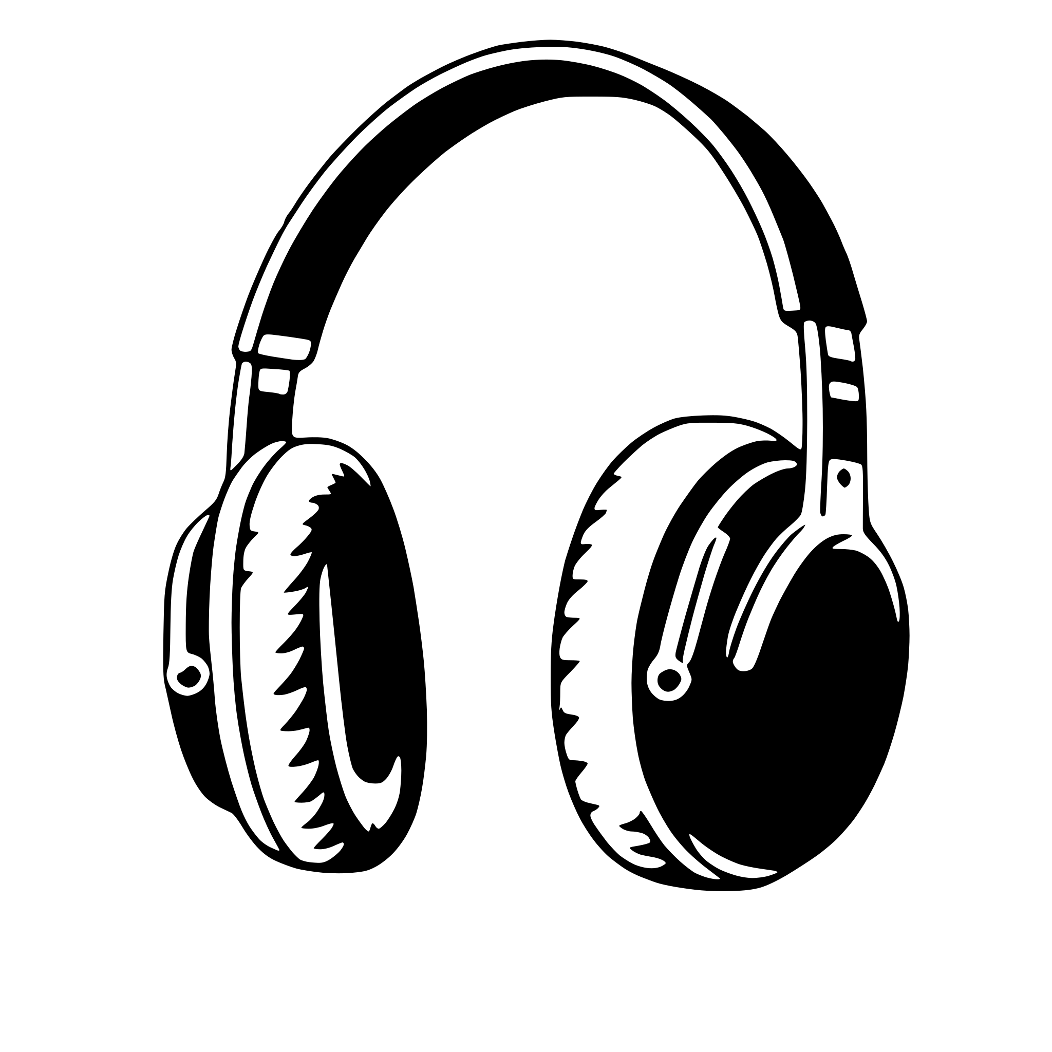 AI-generated SVG of a earmuffs
