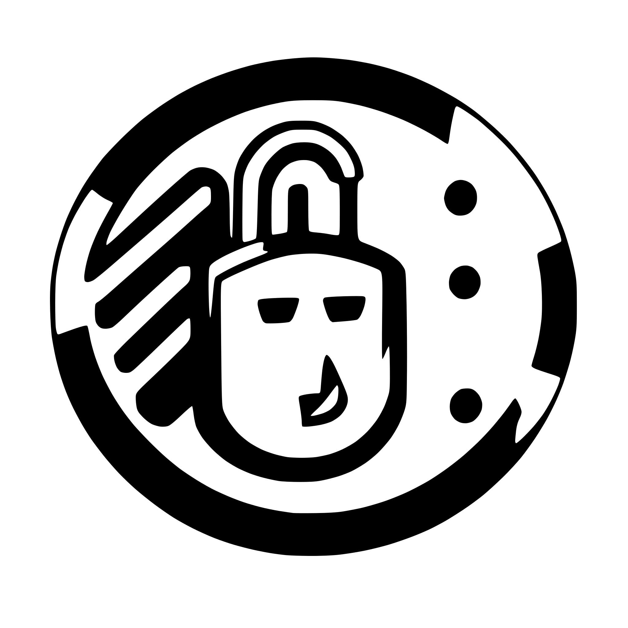 AI-generated SVG of a generate icon for security key