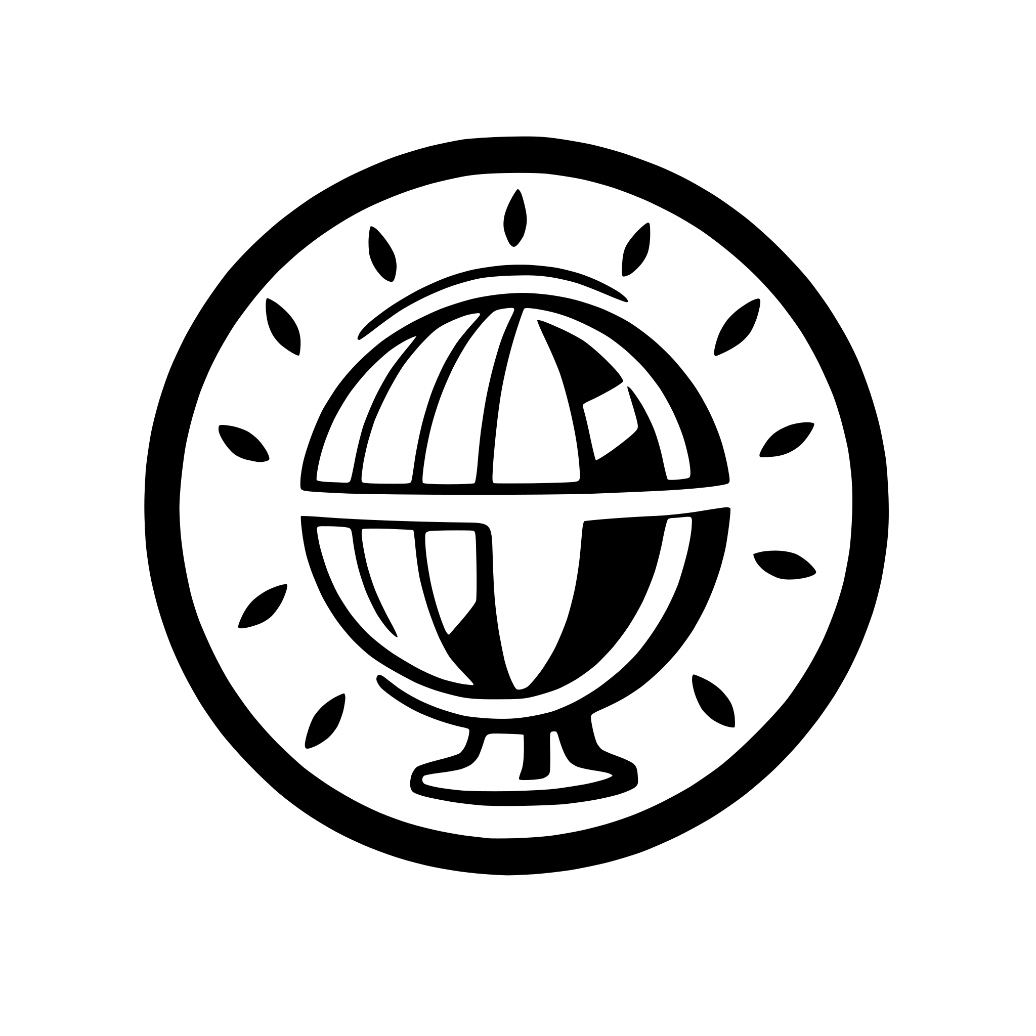 AI-generated SVG of 'stylized globe with grid lines'