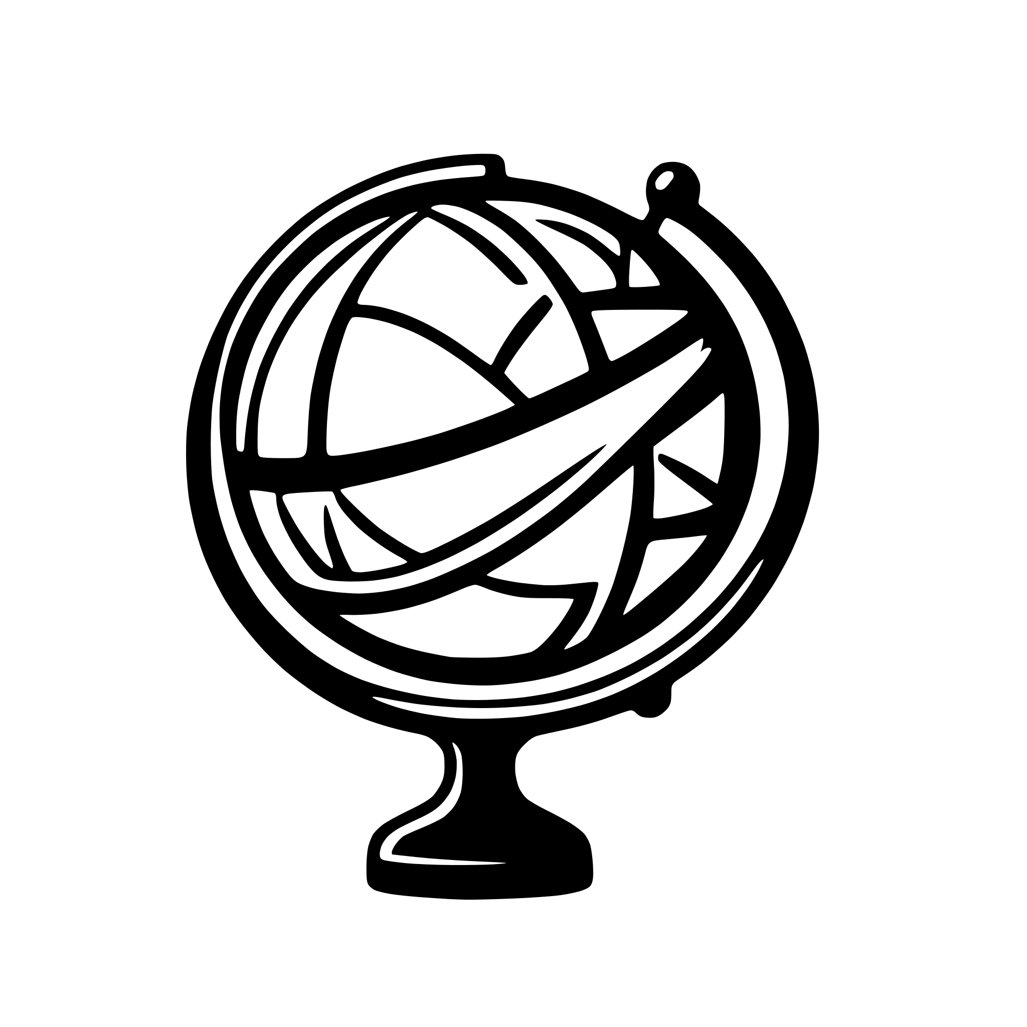 AI-generated SVG of a make a globe in between letter V first stick coming on globe and second stick behind globe
