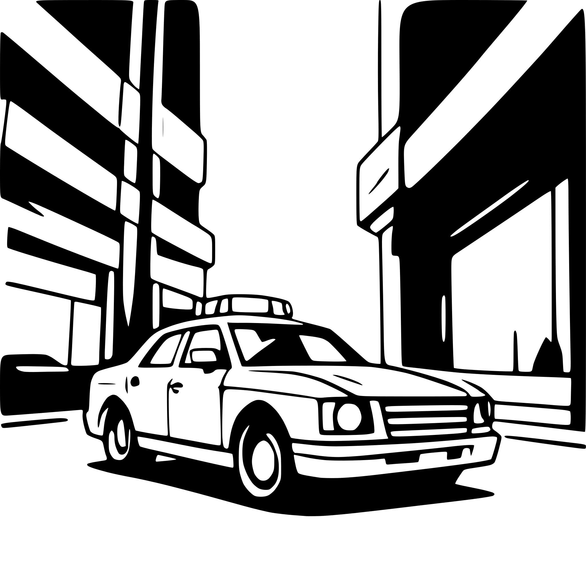 AI-generated SVG of 'police car'